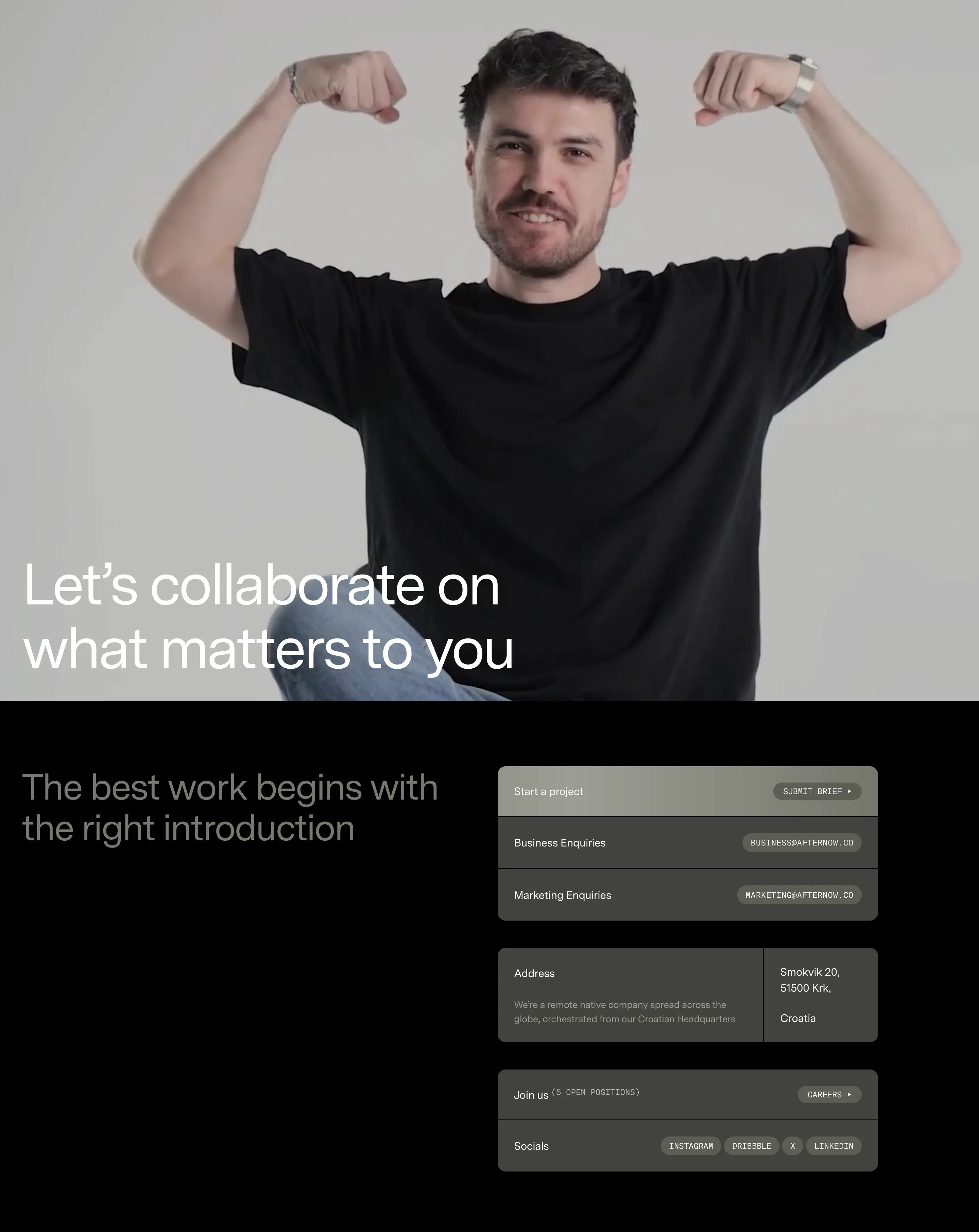 After Now Contact Grid Design