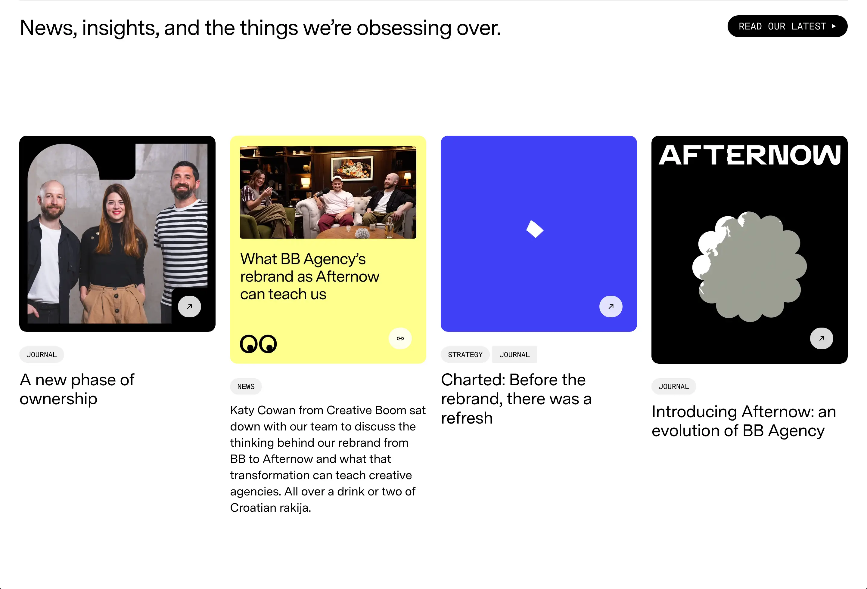 After Now News Grid Design