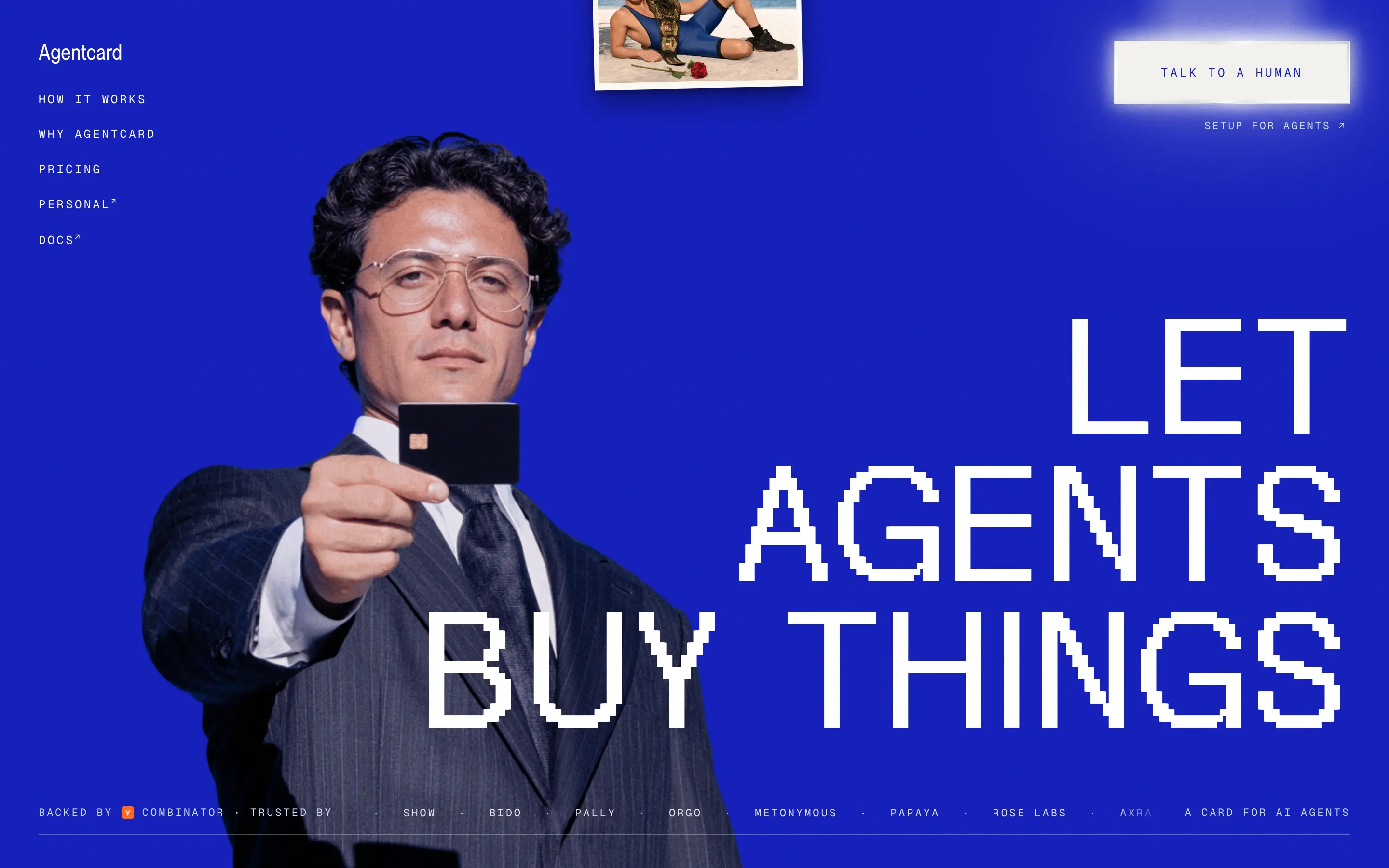 Agentcard AI Agents Hero Design