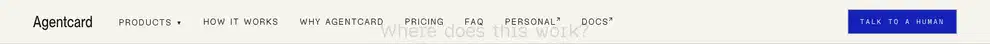 Agentcard Navigation Navbar Design
