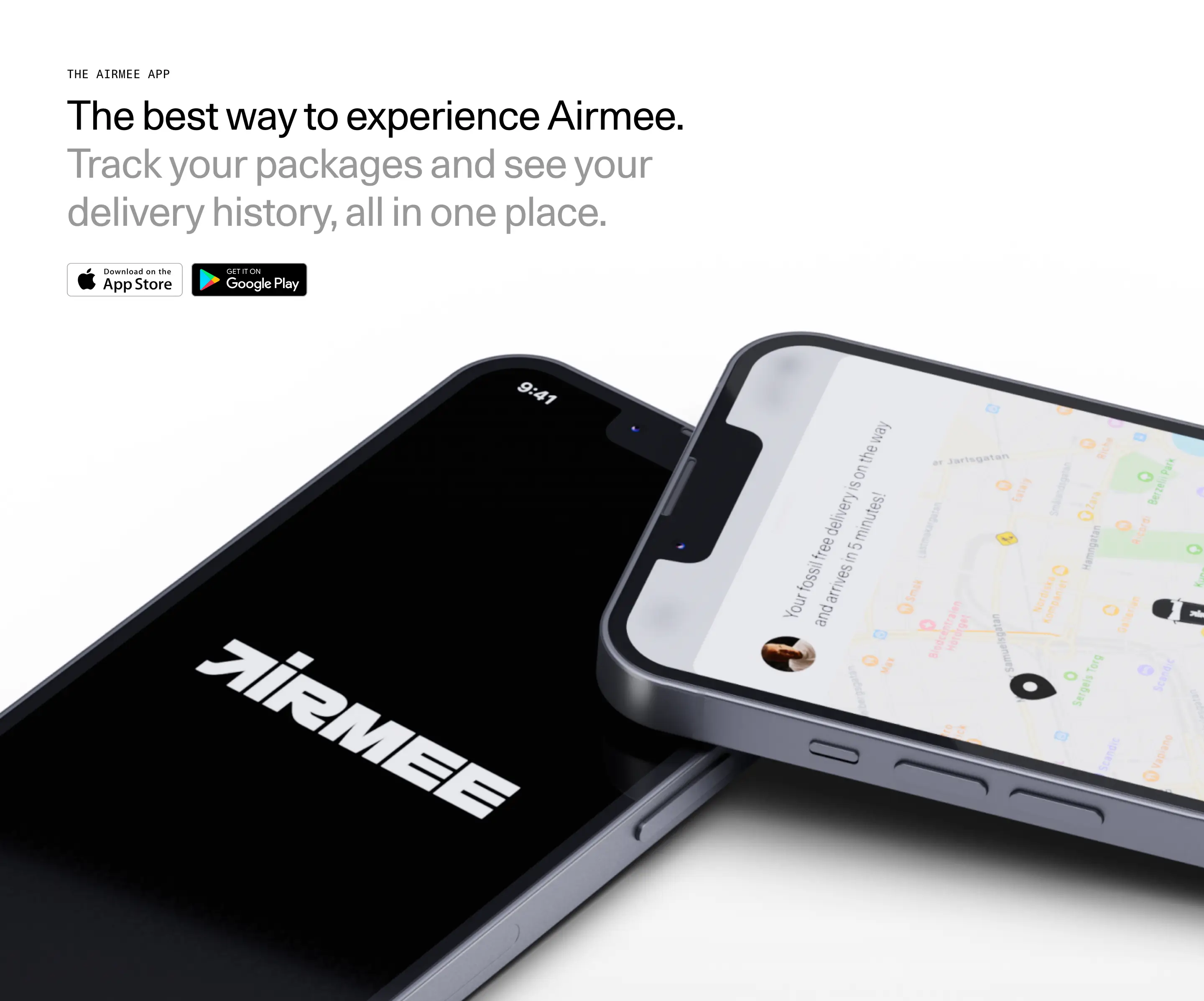 Airmee Mobile App Design