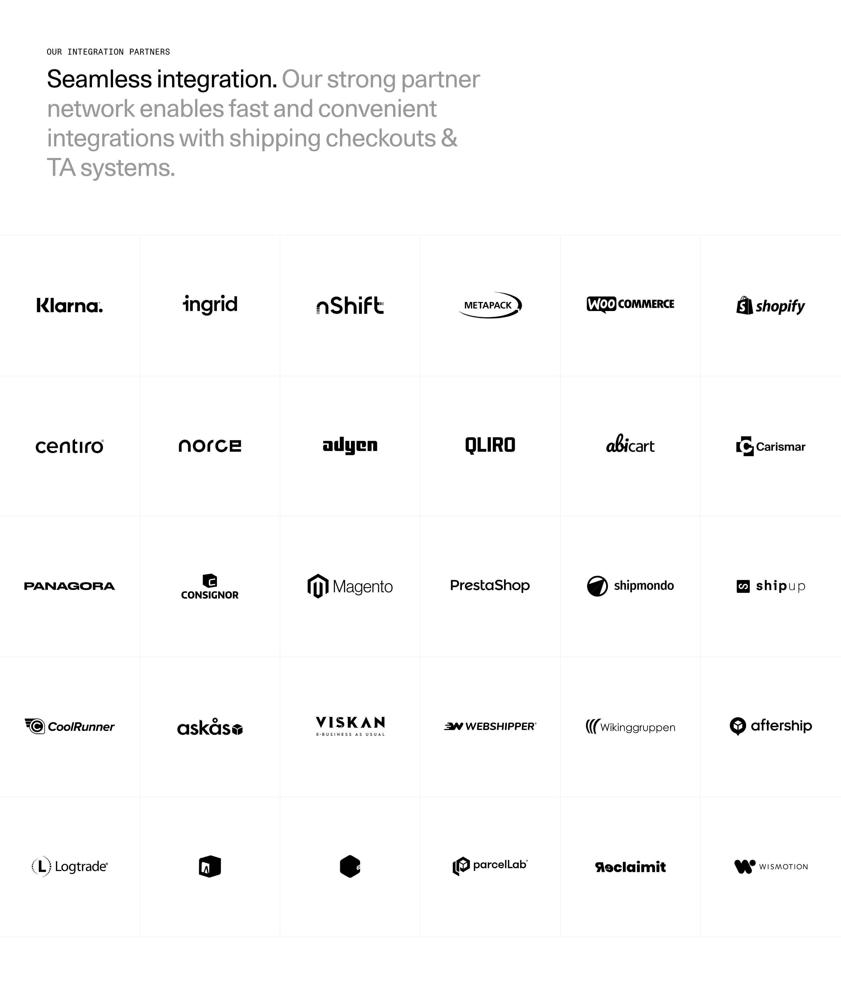 Airmee Partners Logo Grid Design