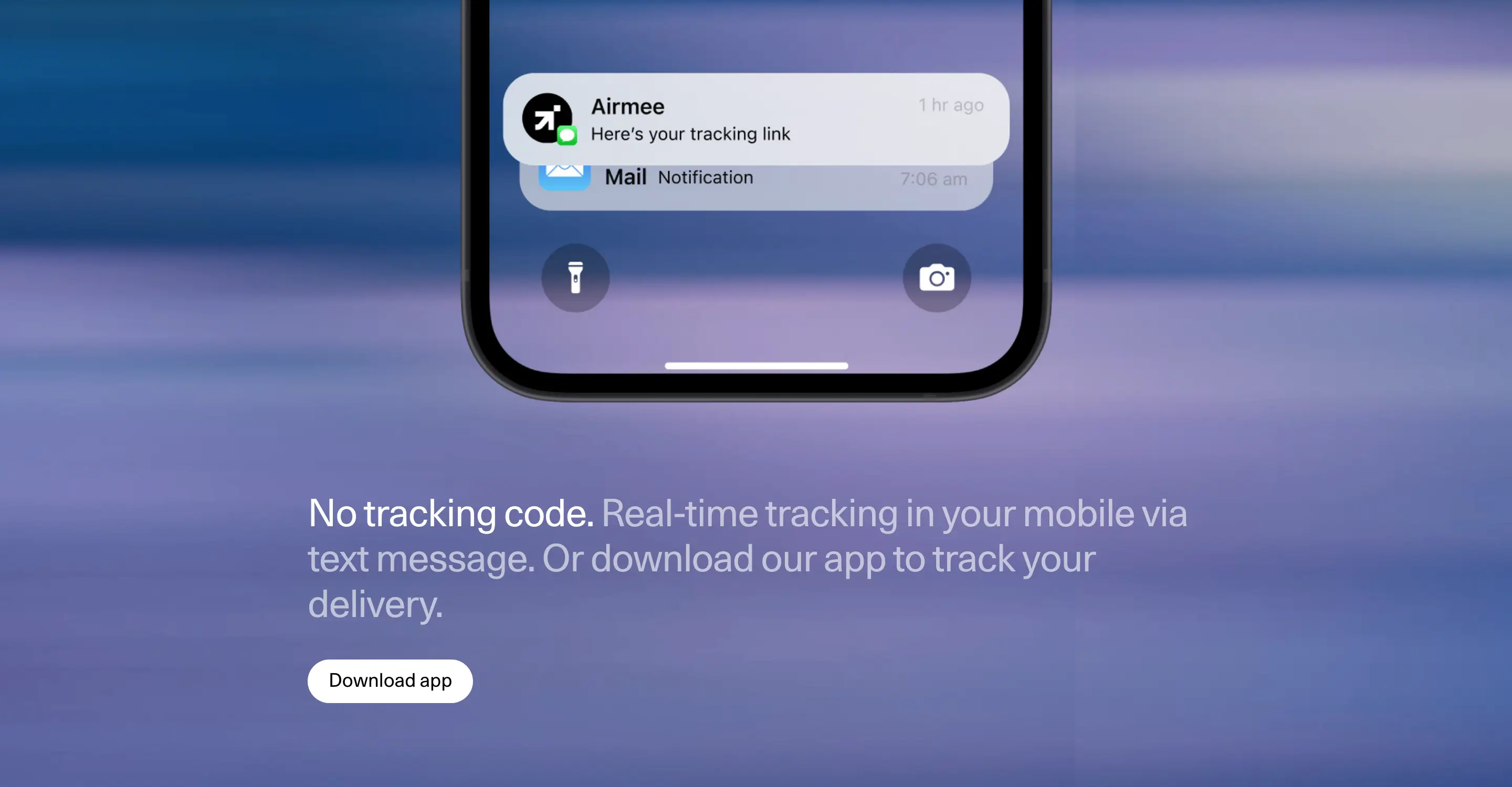 Airmee Tracking Feature Design
