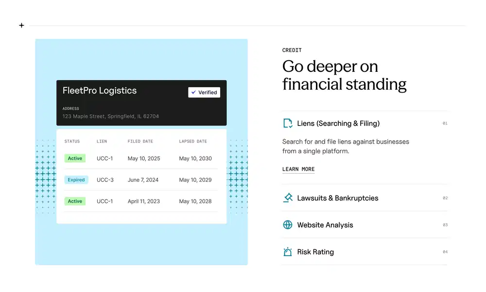 Baselayer Credit Feature Design