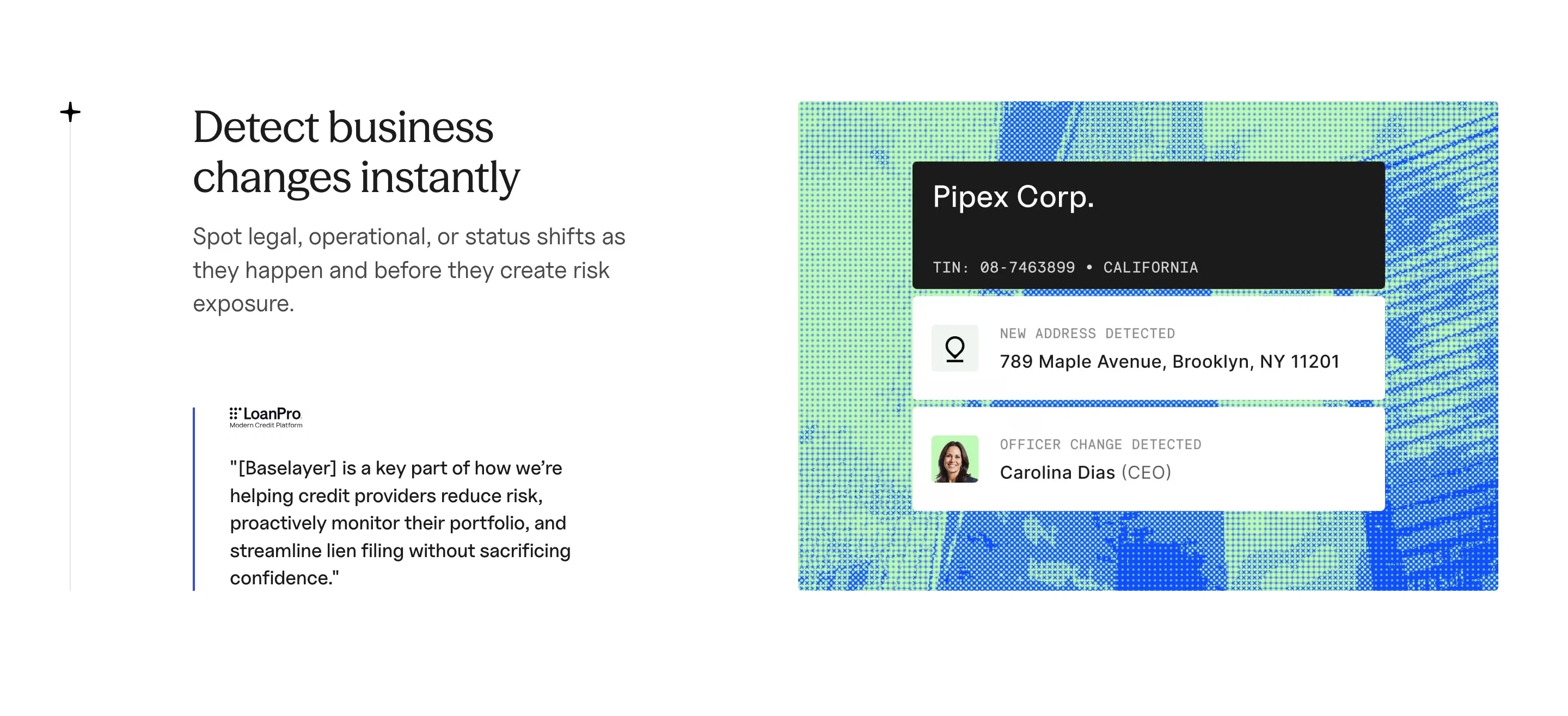 Baselayer Monitoring Feature Design