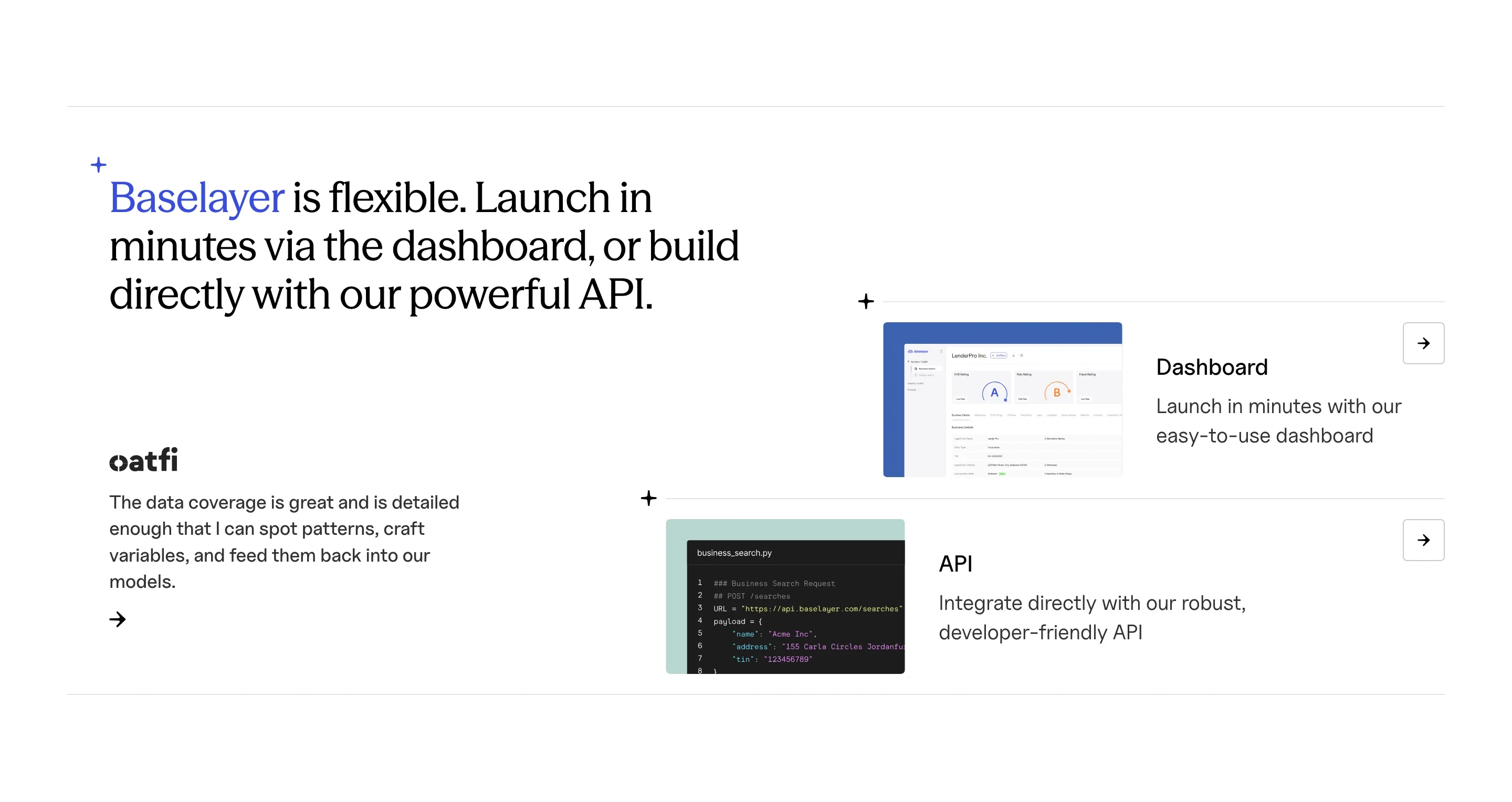 Baselayer Product Utility Feature Design