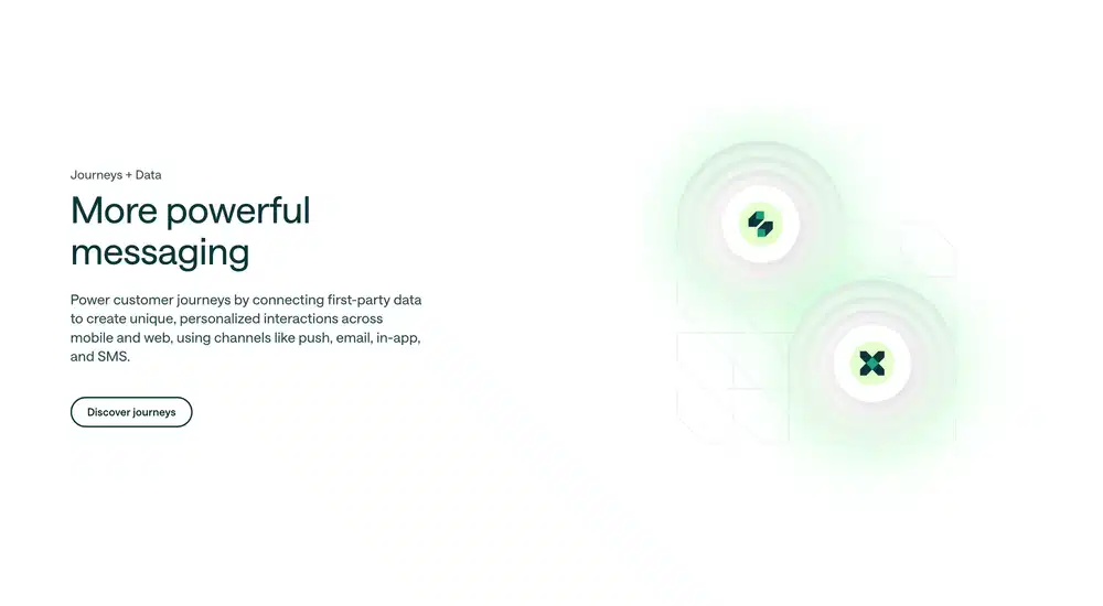 Customer.io Messaging Hero Design