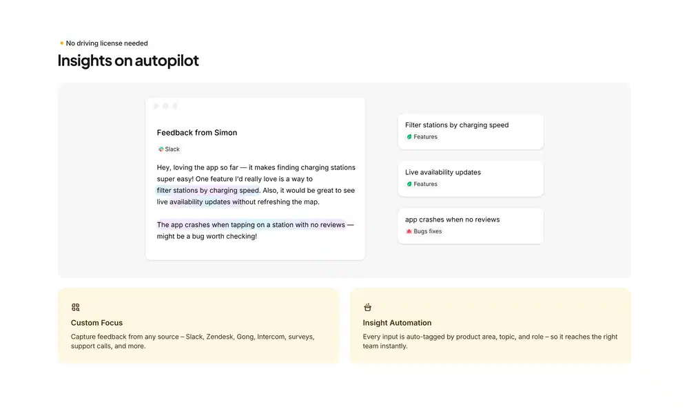 Cycle Feedback Feature Design