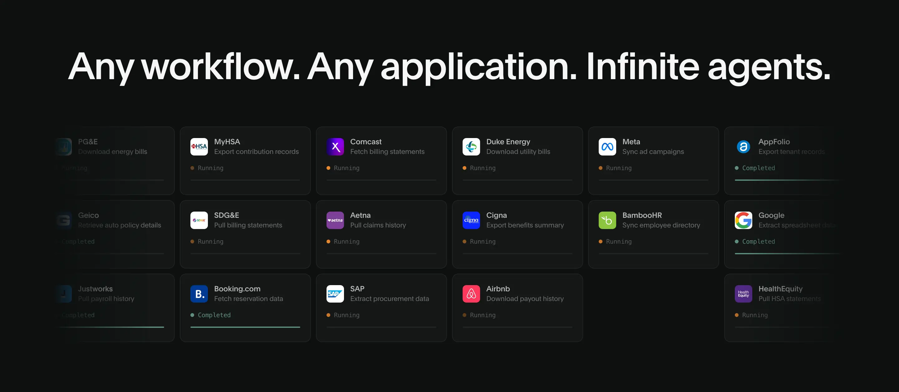 Deck Workflows Bento Grid Design