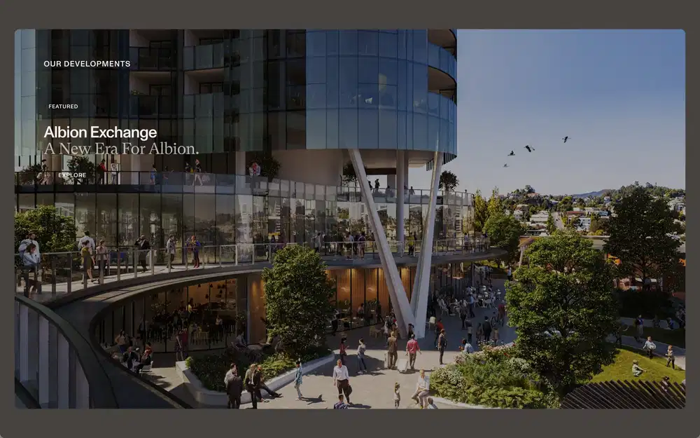 Geon Developments Portfolio Design