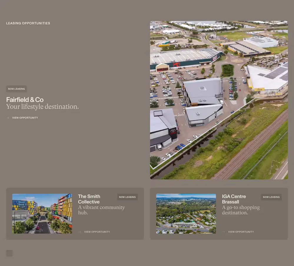 Geon Leasing Portfolio Design