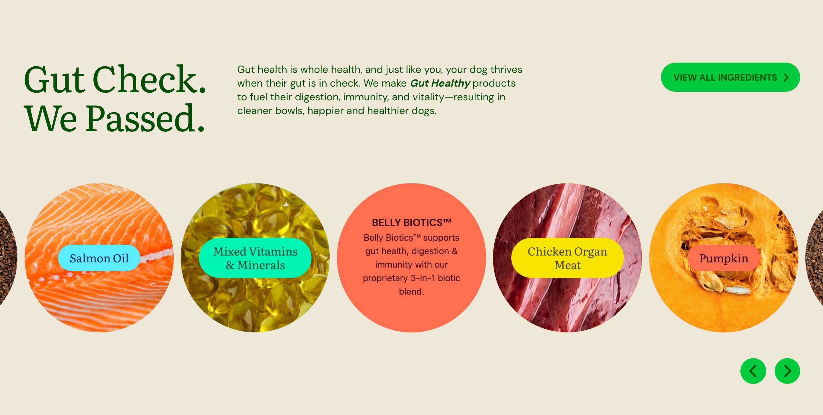 GetJoy Gut Check Ingredients Design