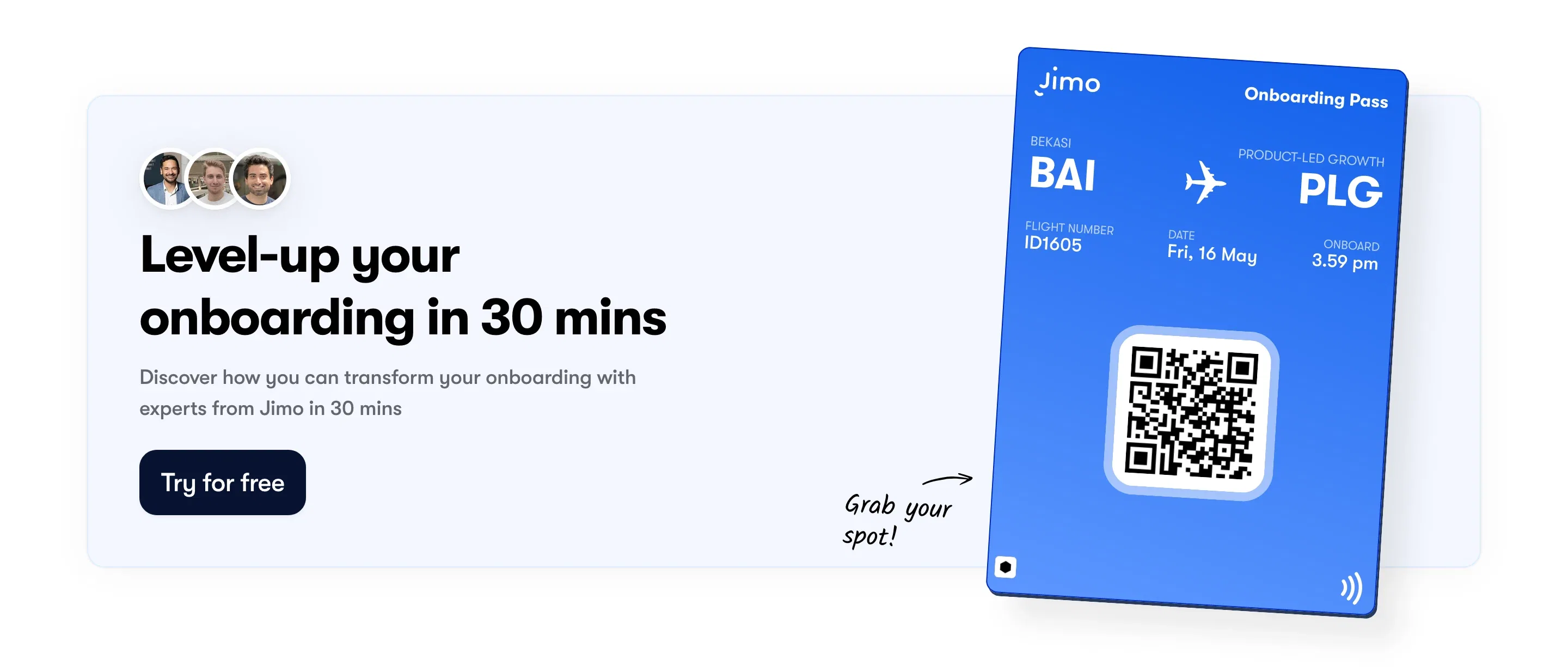 Jimo Home Page CTA Section