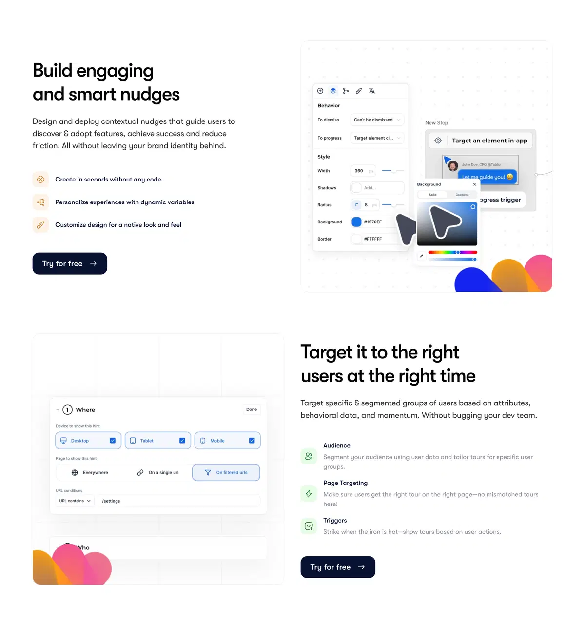 Jimo Home Page Design and Deploy Feature Section