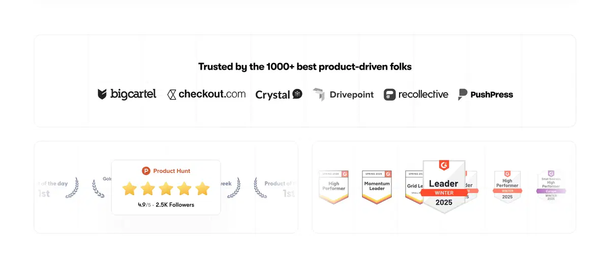 Jimo Home Page Social Proof Section