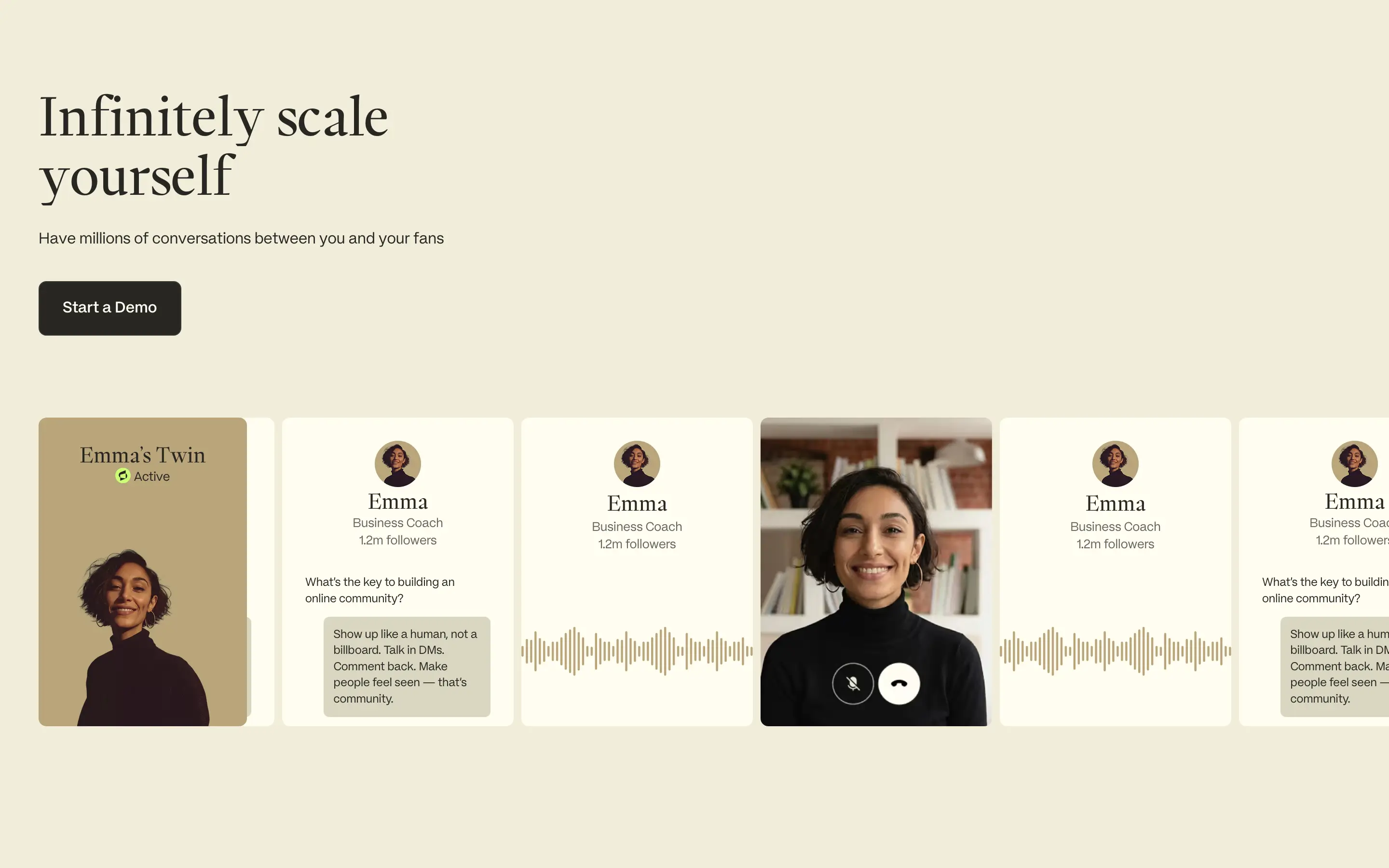 Steno Conversations Showcase Design
