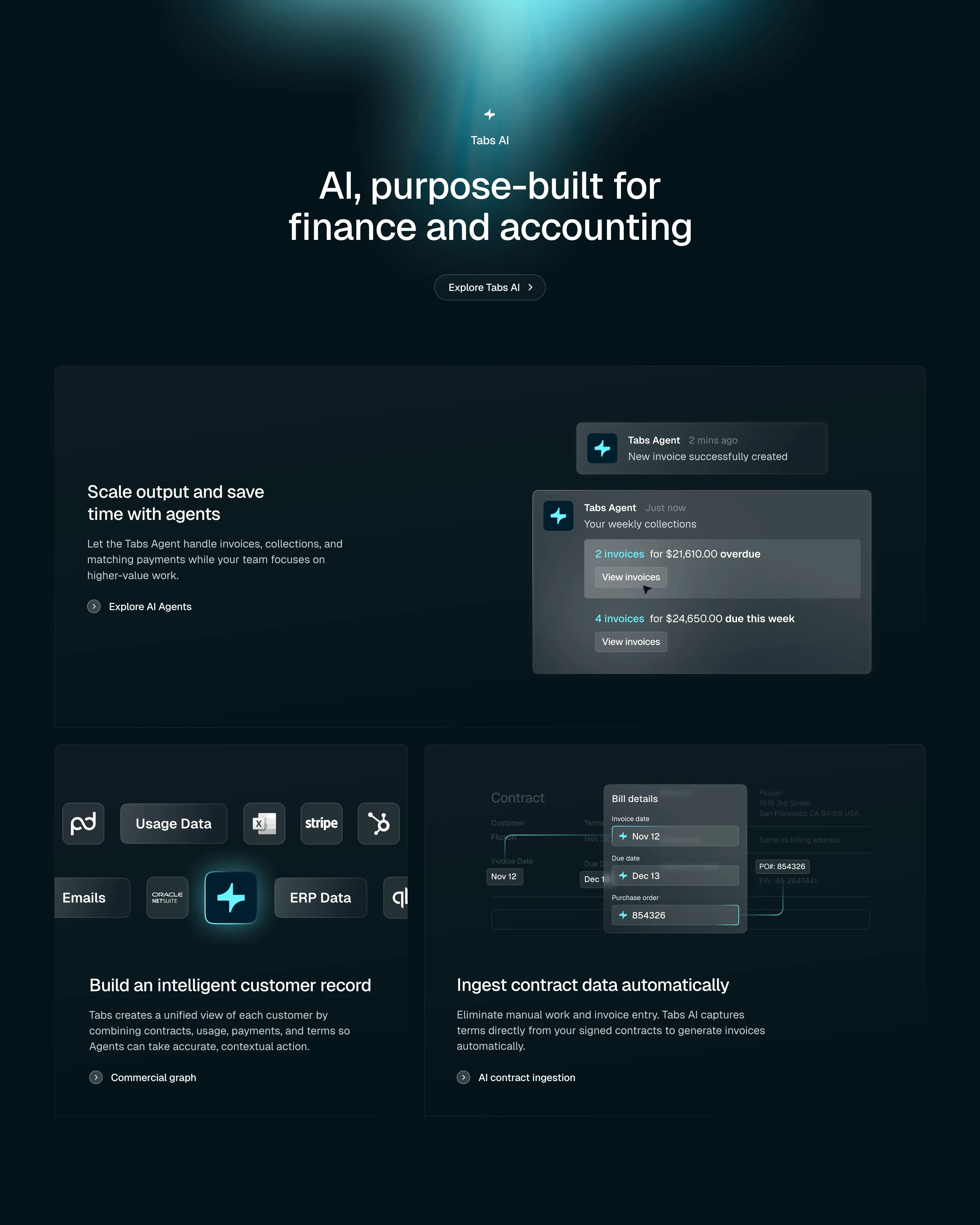 Tabs Finance Automation Feature Design