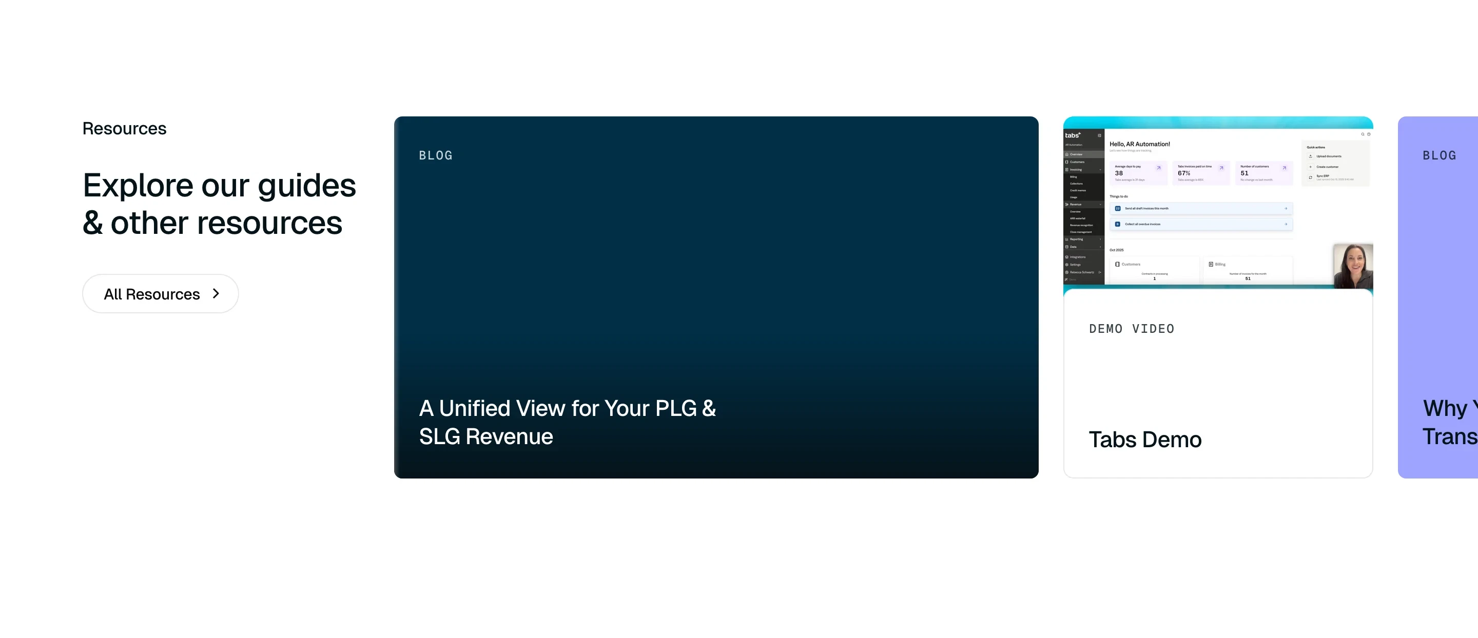 Tabs Knowledge Blog Design