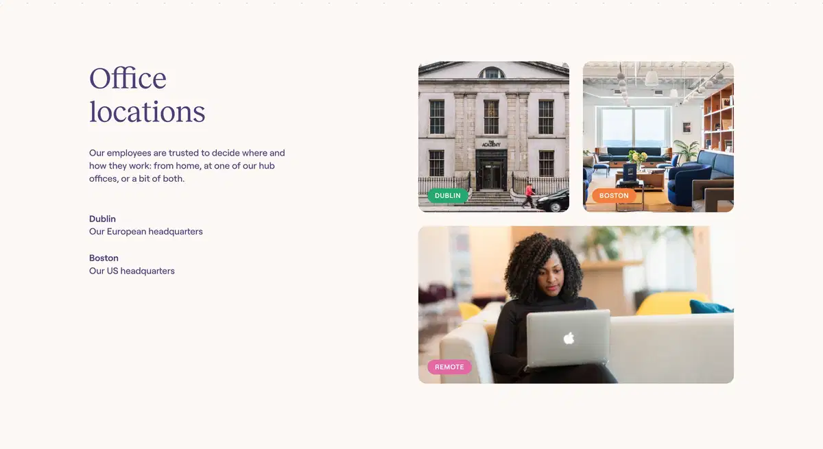 Tines Career Page Office Section