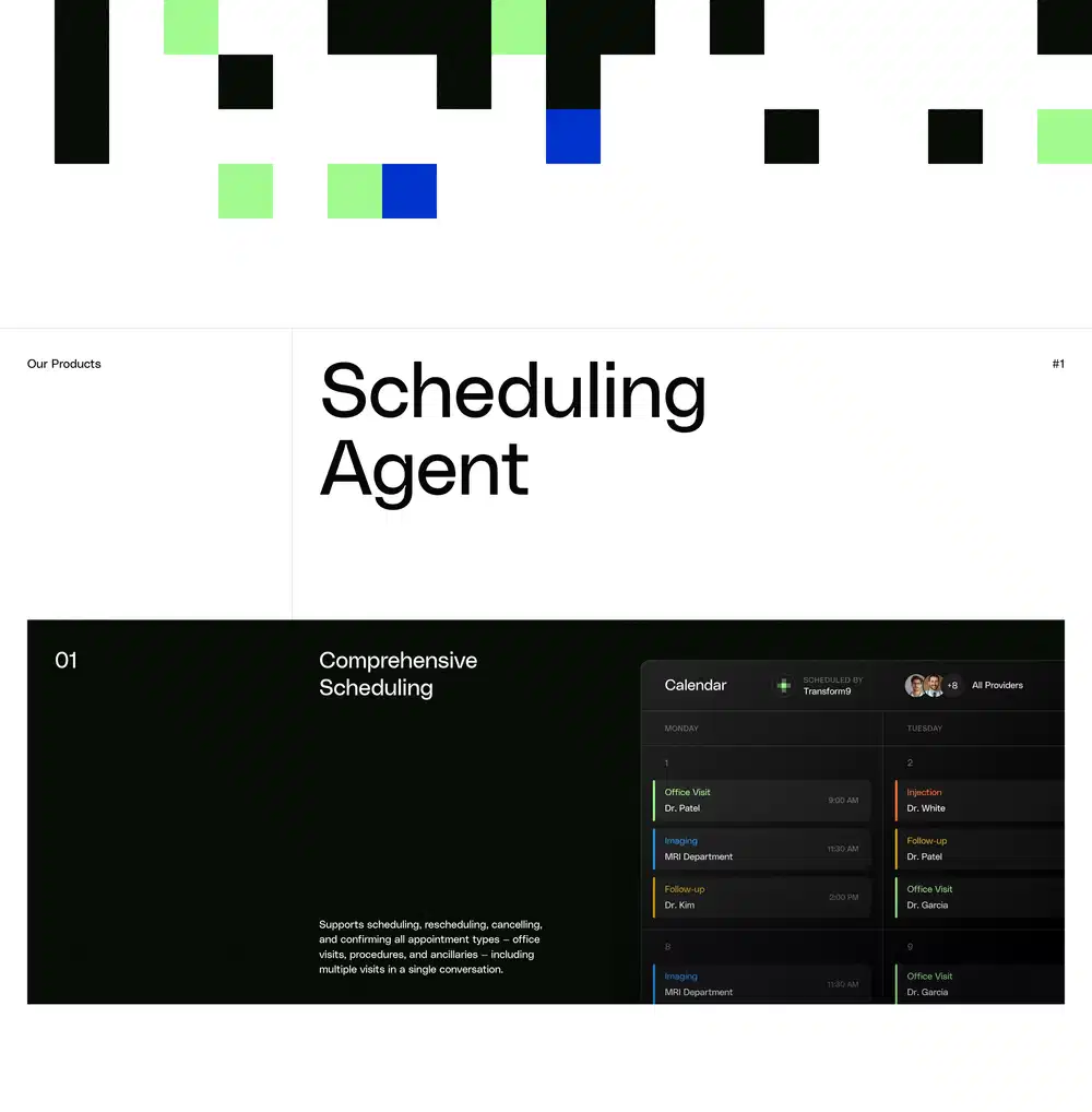 Transform9 Product Feature Design
