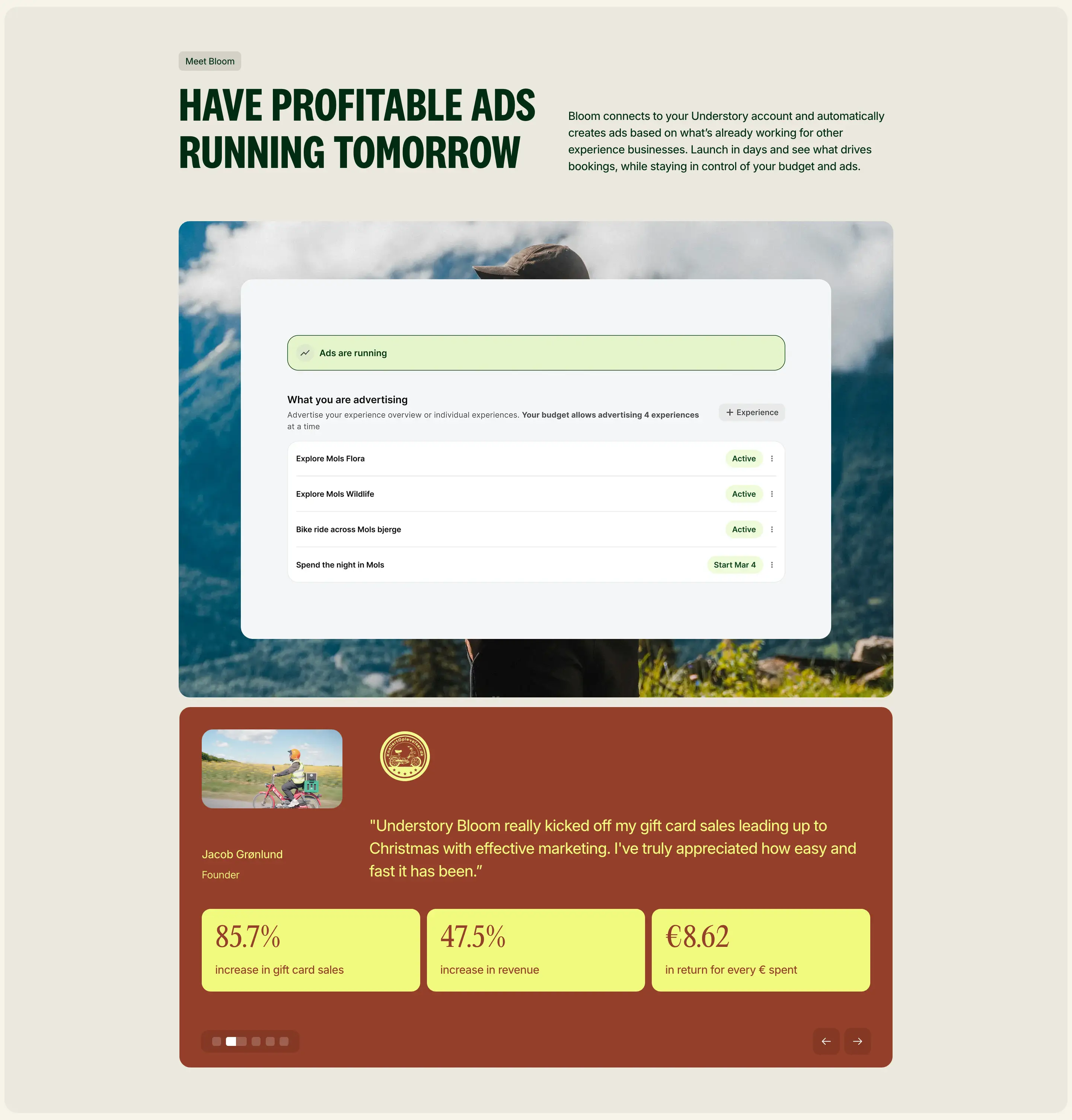 Understory Ads Showcase Design