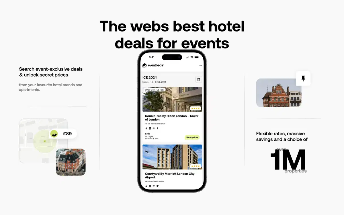 Eventbeds Home Page Section Feature