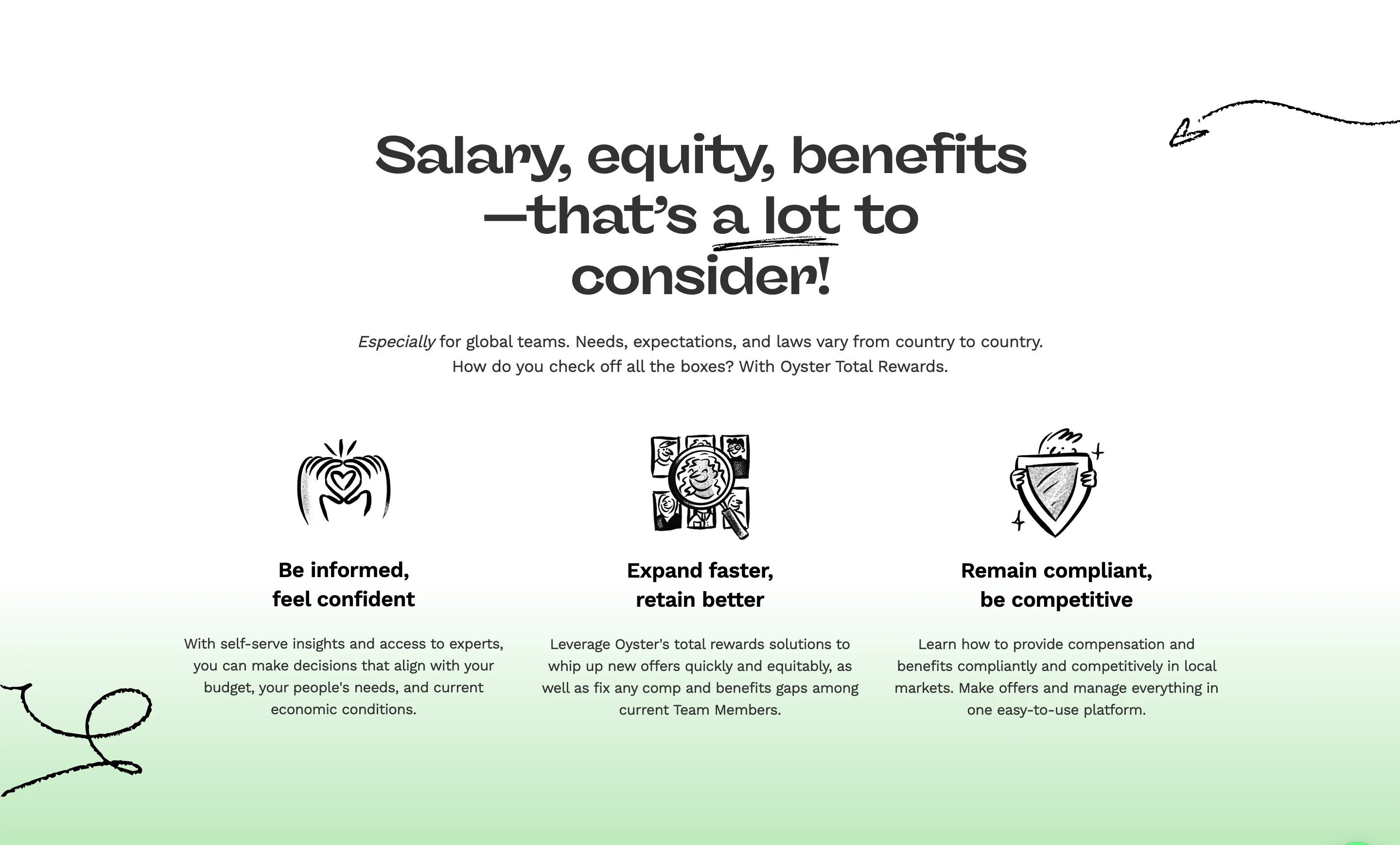 Oyster Total Rewards Page Section Benefits