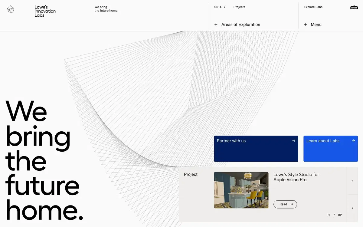 Lowe's Innovation Labs Home Page Section Hero