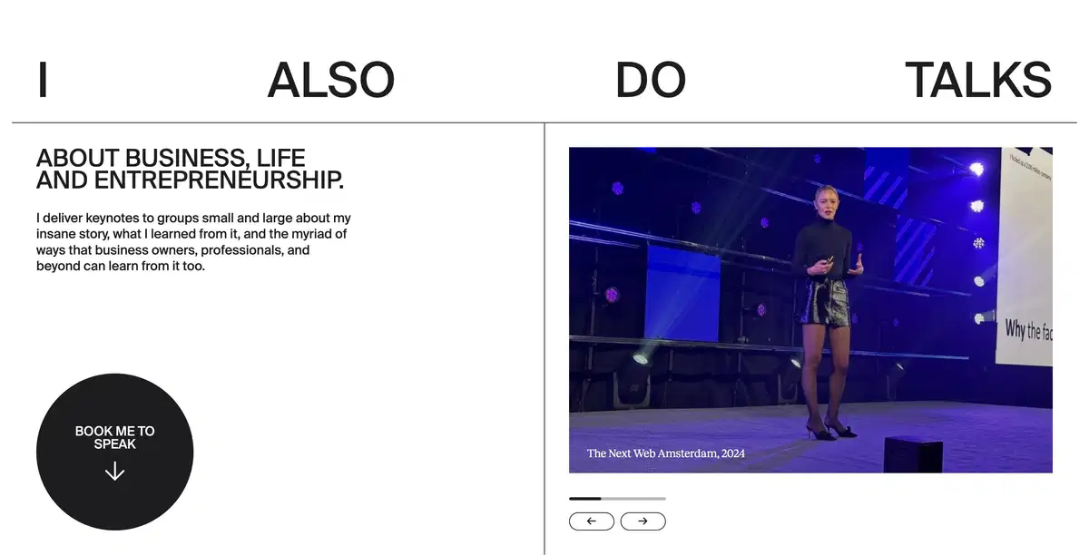 Sophia Amoruso Press Page Section Do Talks