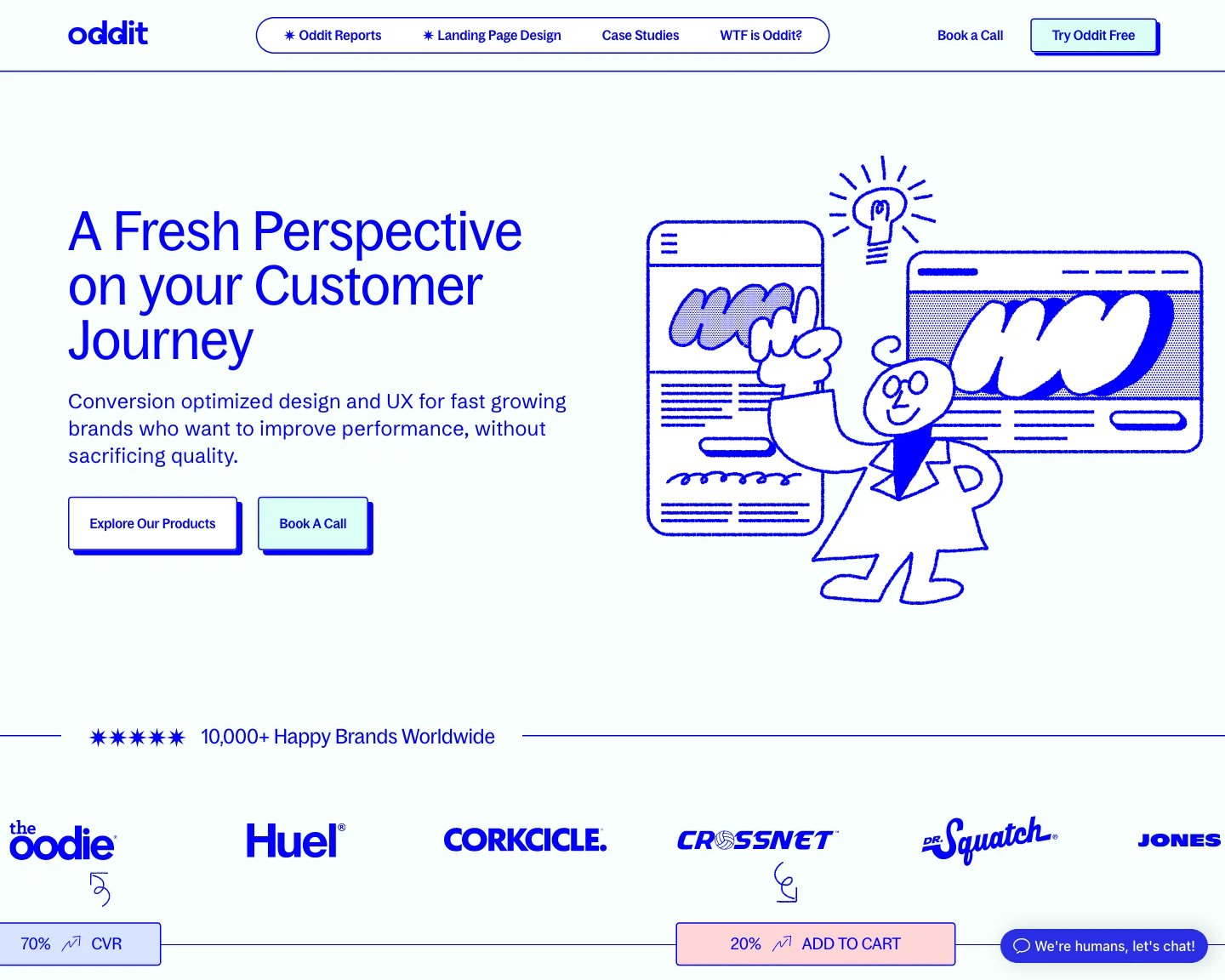 Oddit Home Page Section Hero