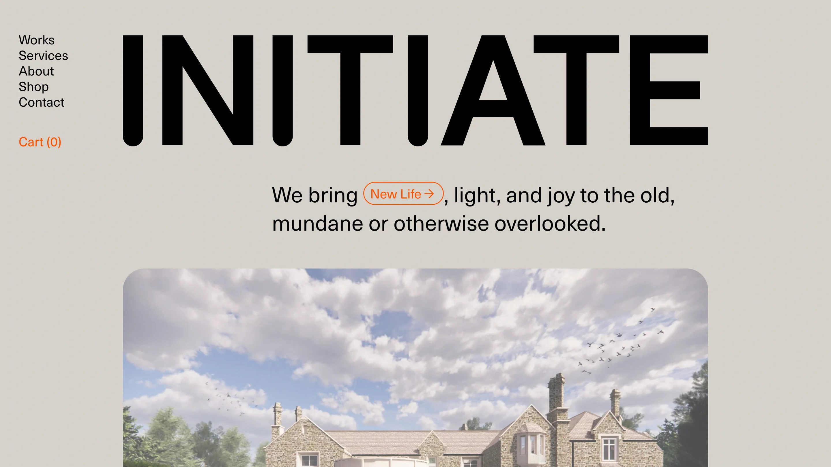 Initiate Home Section Hero