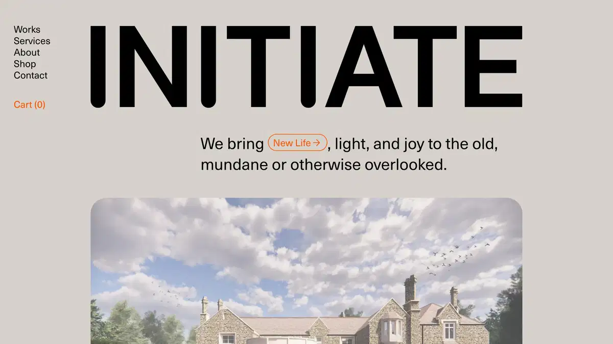 Initiate Home Section Hero