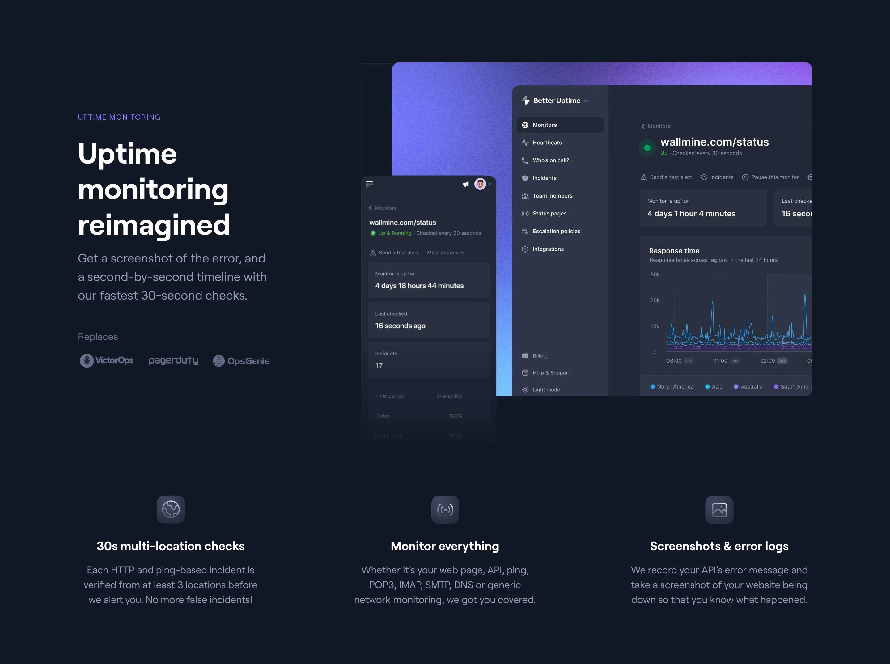 Better Stack Uptime Page Section Monitoring