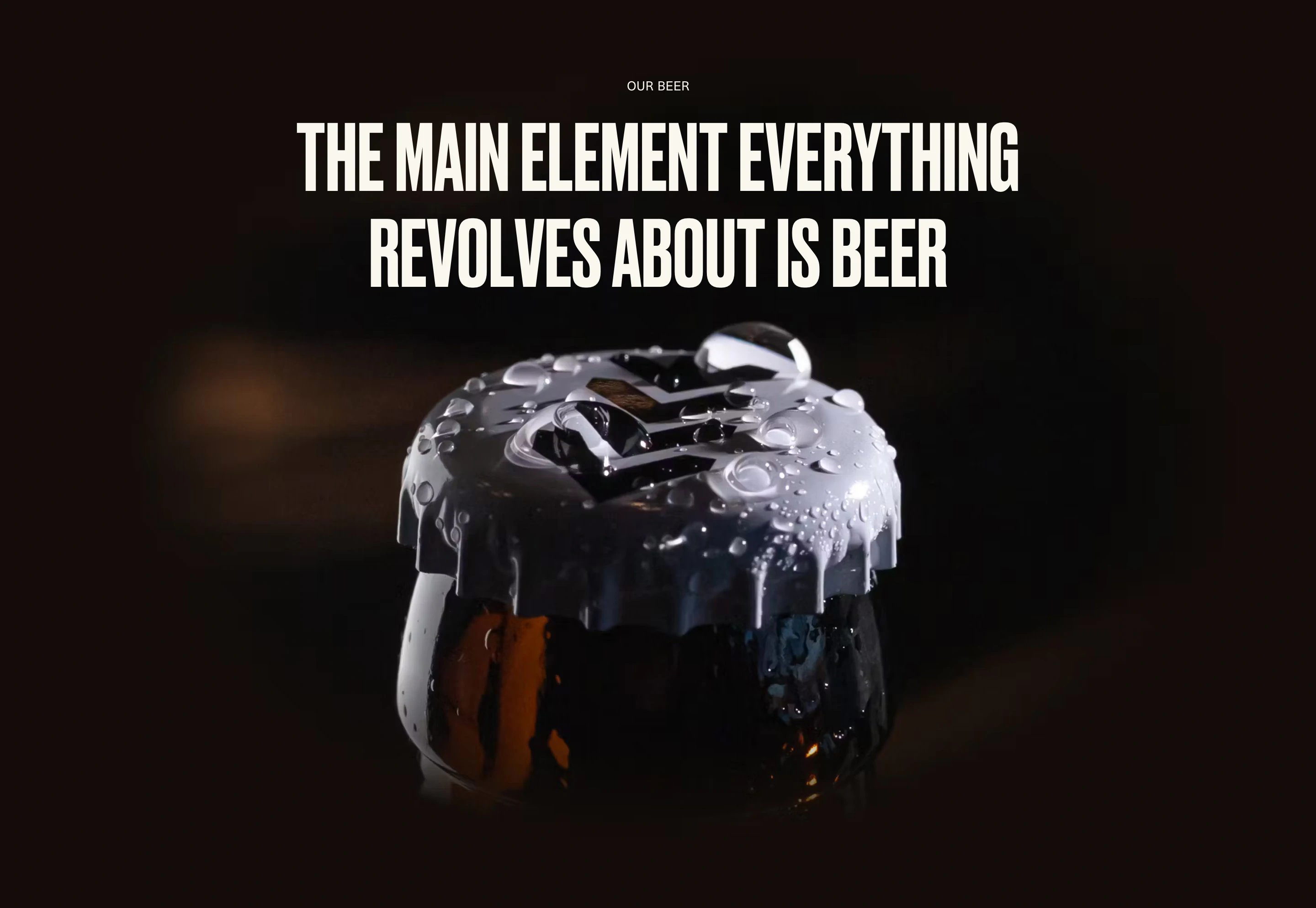 Move Brewery Page Section Our Beer