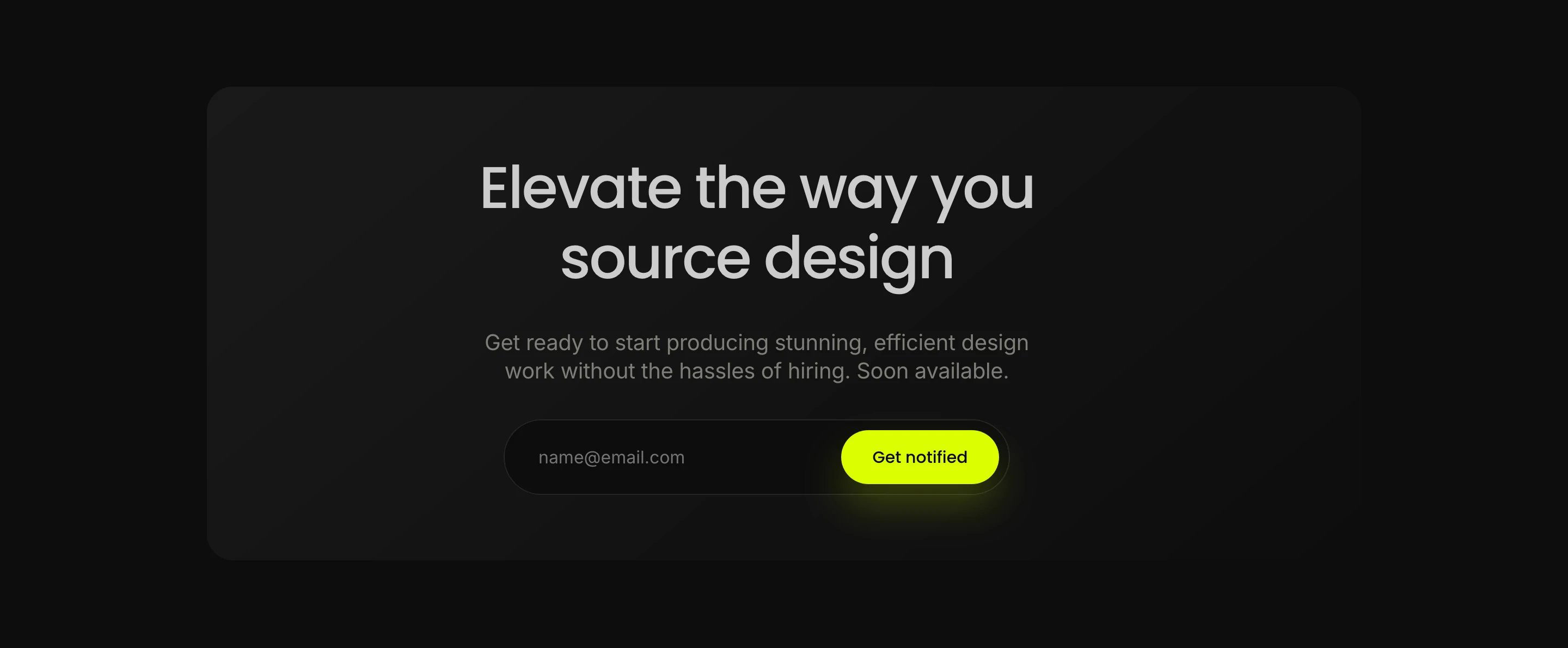 Atomic Home Page Section Subscribe