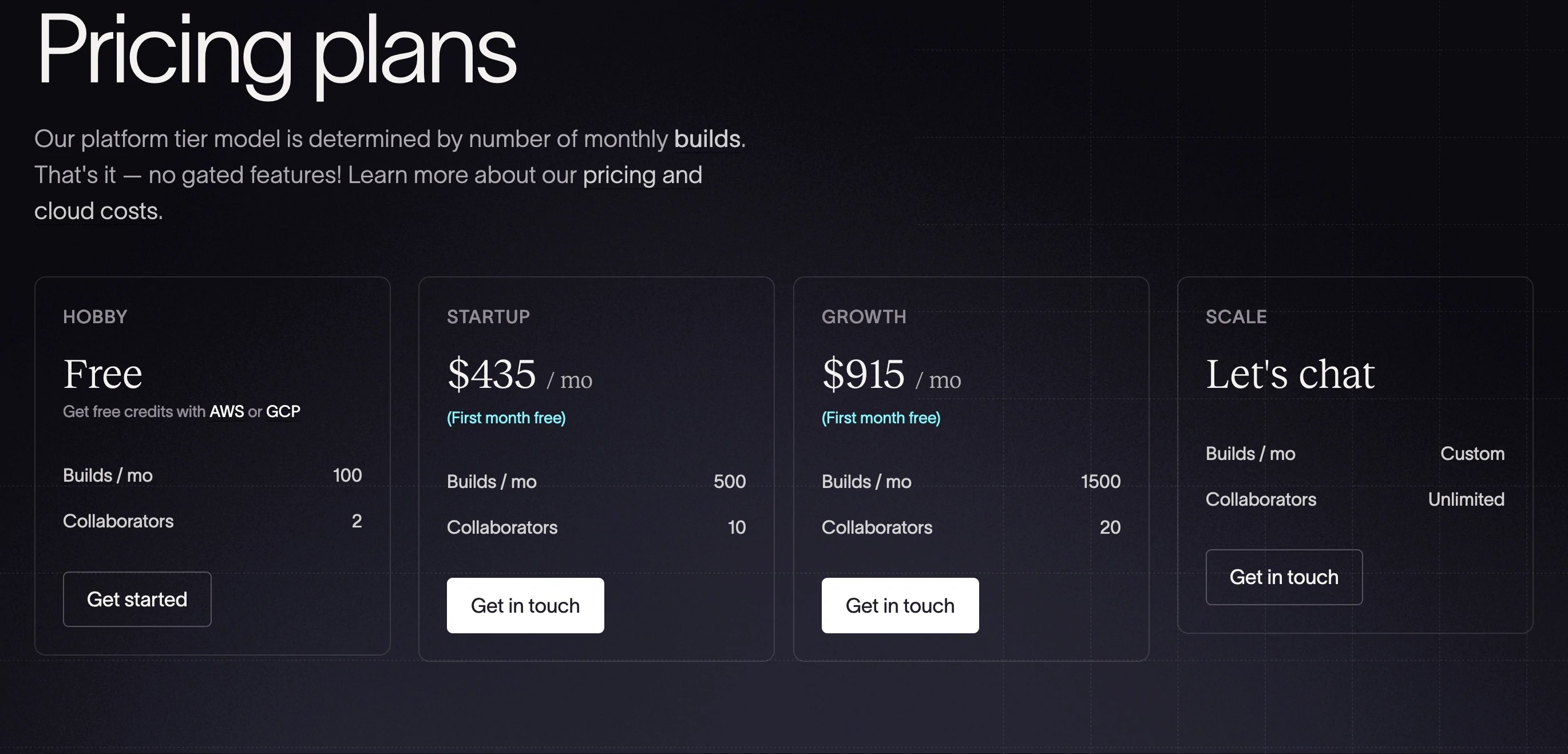 Coherence Pricing Section Pricing