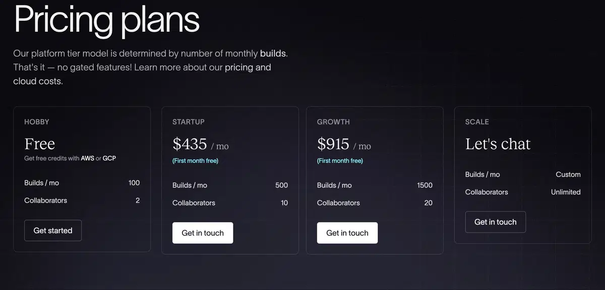 Coherence Pricing Section Pricing