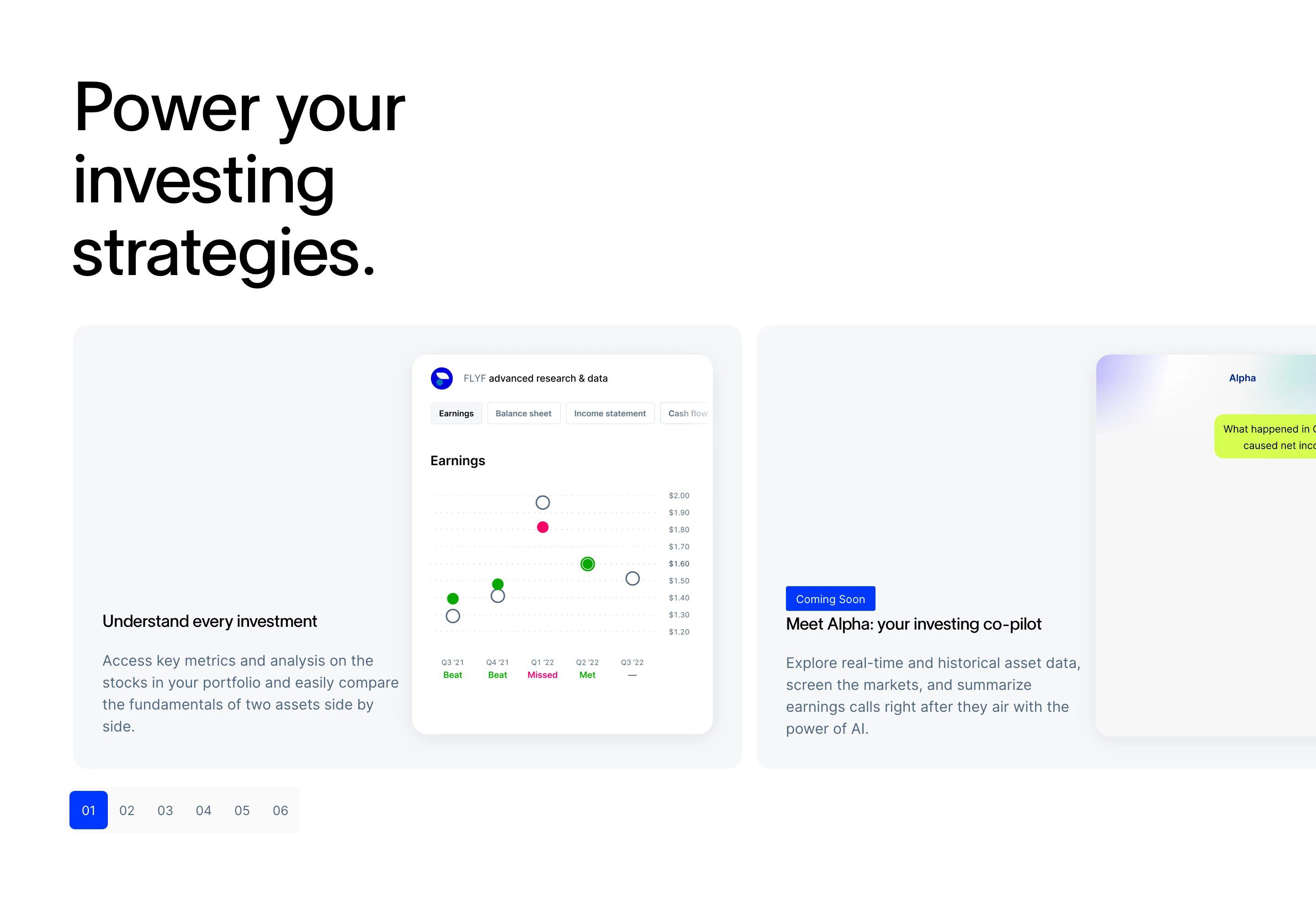 Public Home Page Section Investing