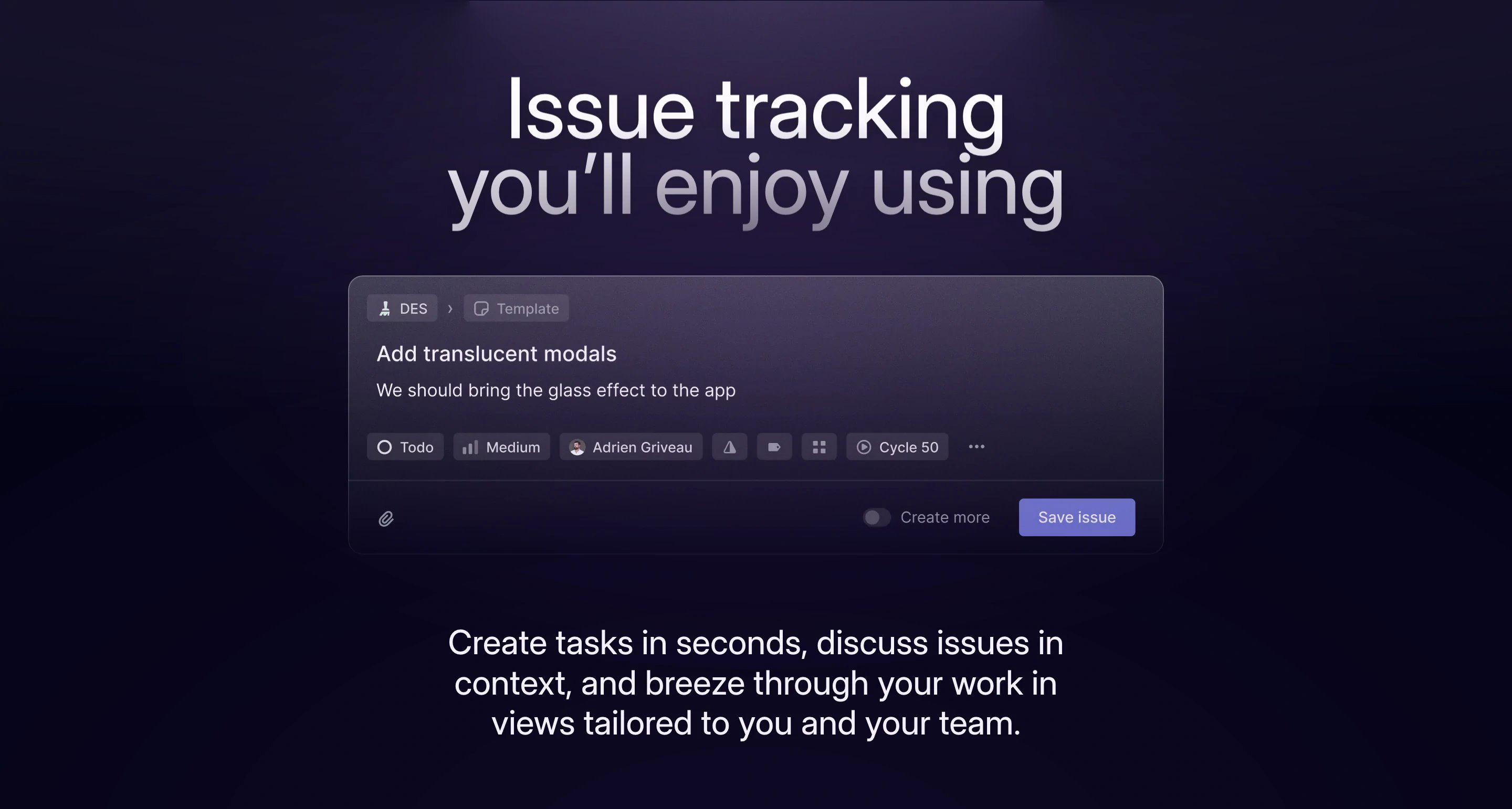 Linear Home Page Section Integrations