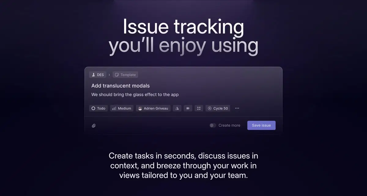 Linear Home Page Section Integrations