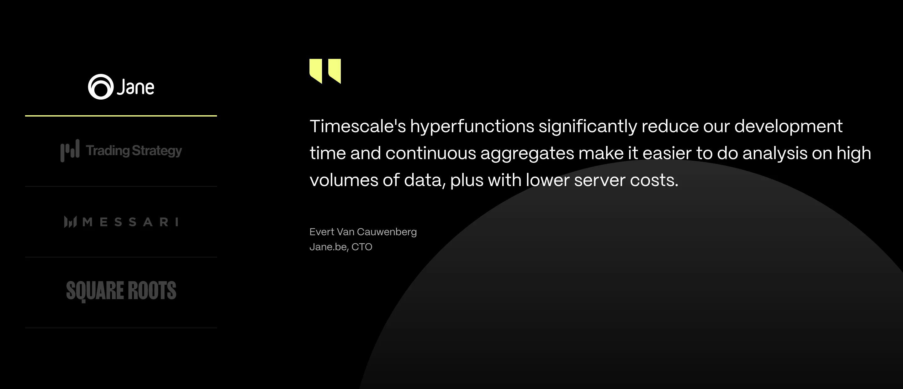 Timescale Home Page Section Tabs Testimonial