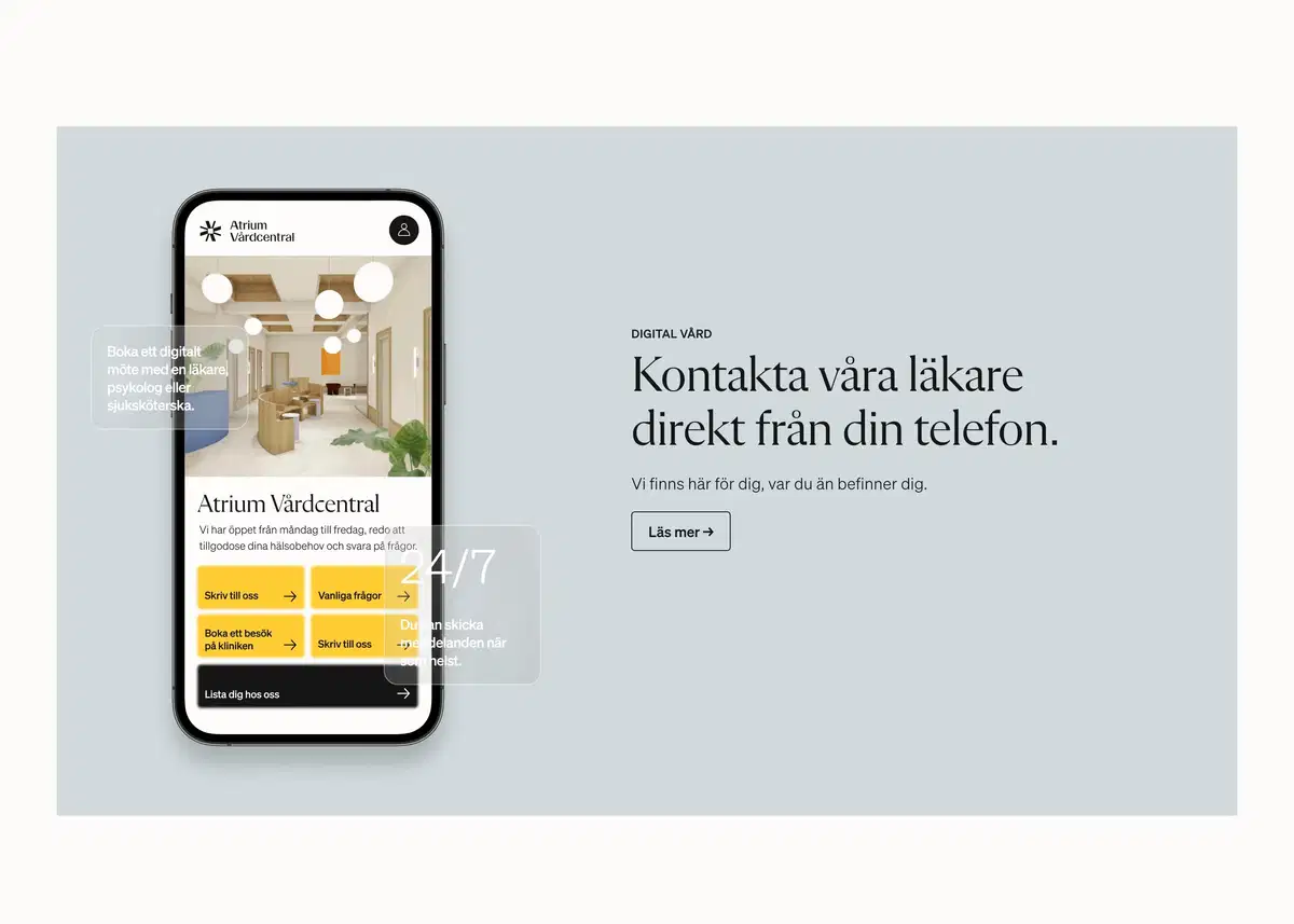 Atrium Home Page Section CTA