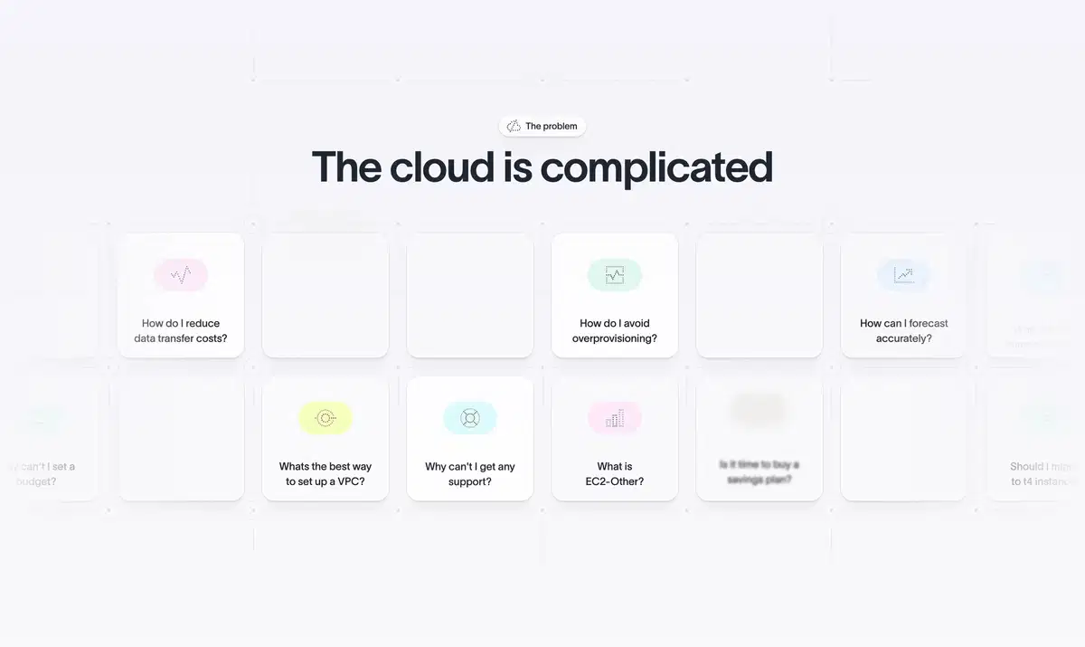Antimetal Home Page Section The Cloud is Complicated