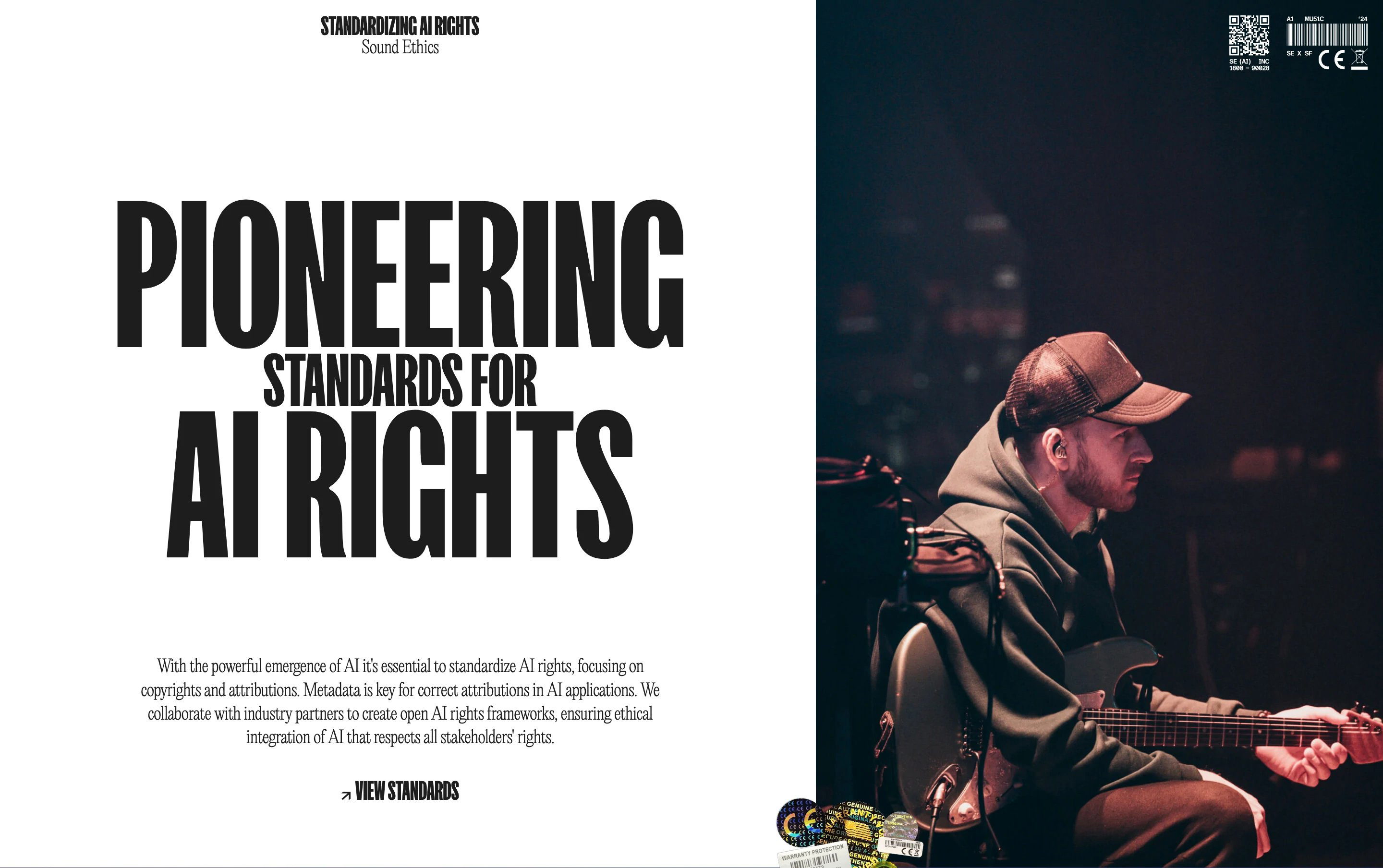 Sound Ethics Home Page Section Standards AI Rights