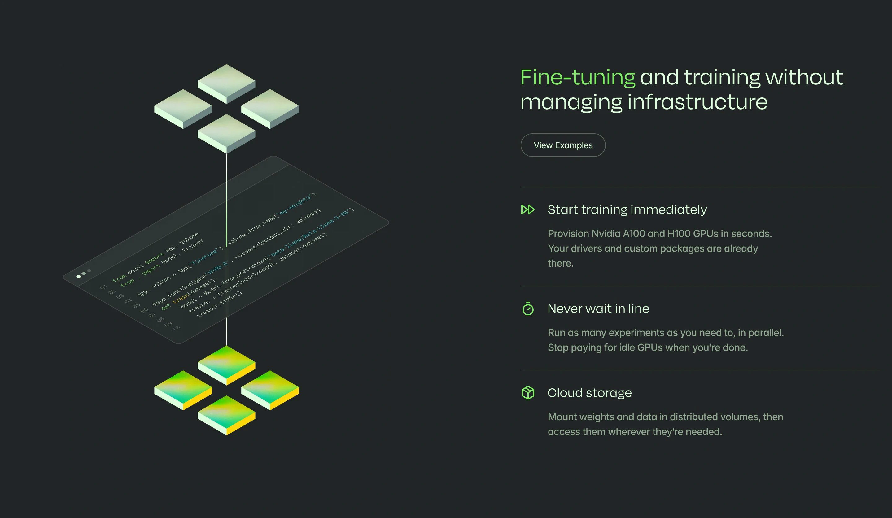 Modal Home Page Section Fine-Tuning