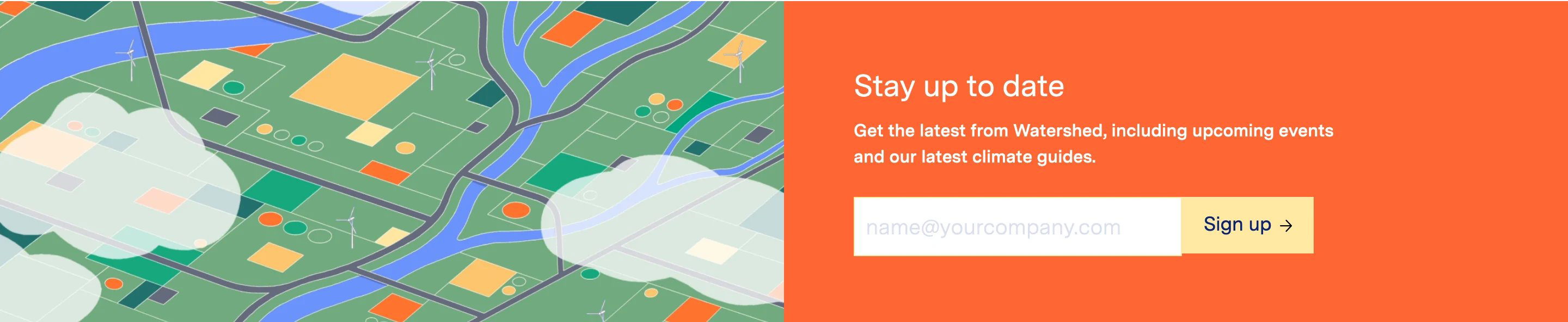 Watershed Event Page Section CTA
