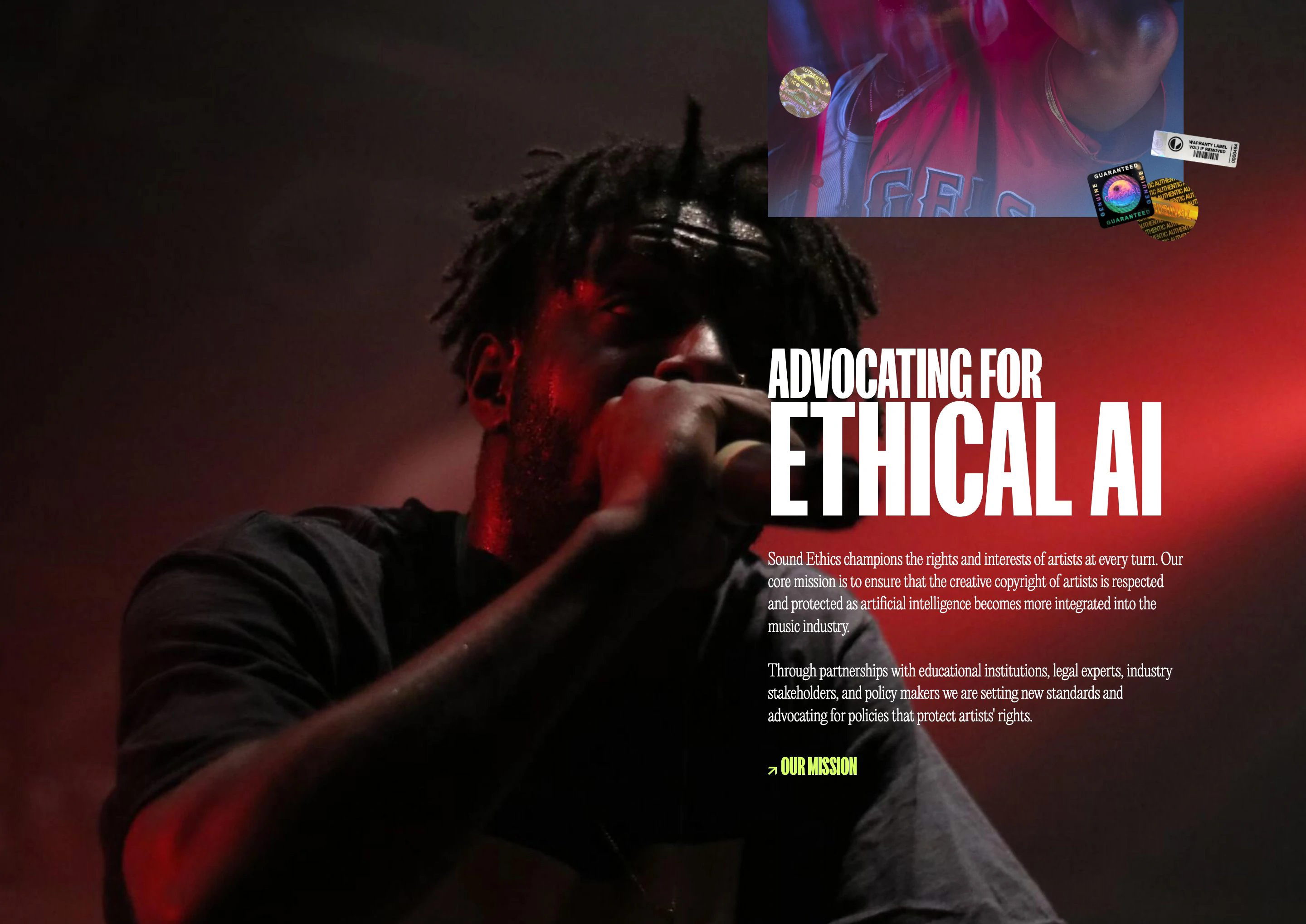Sound Ethics Home Page Section About