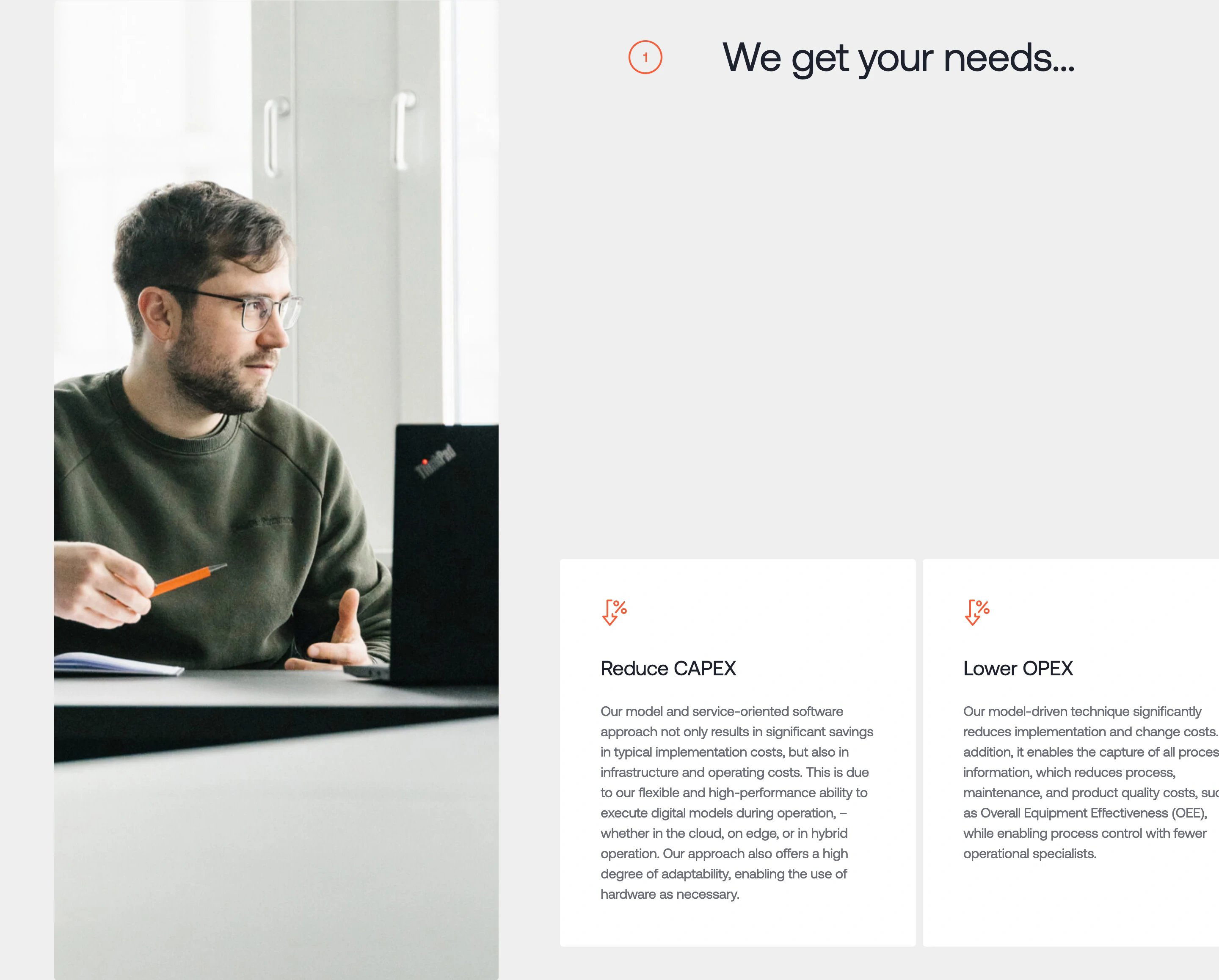 Ascon Product Page Section Features