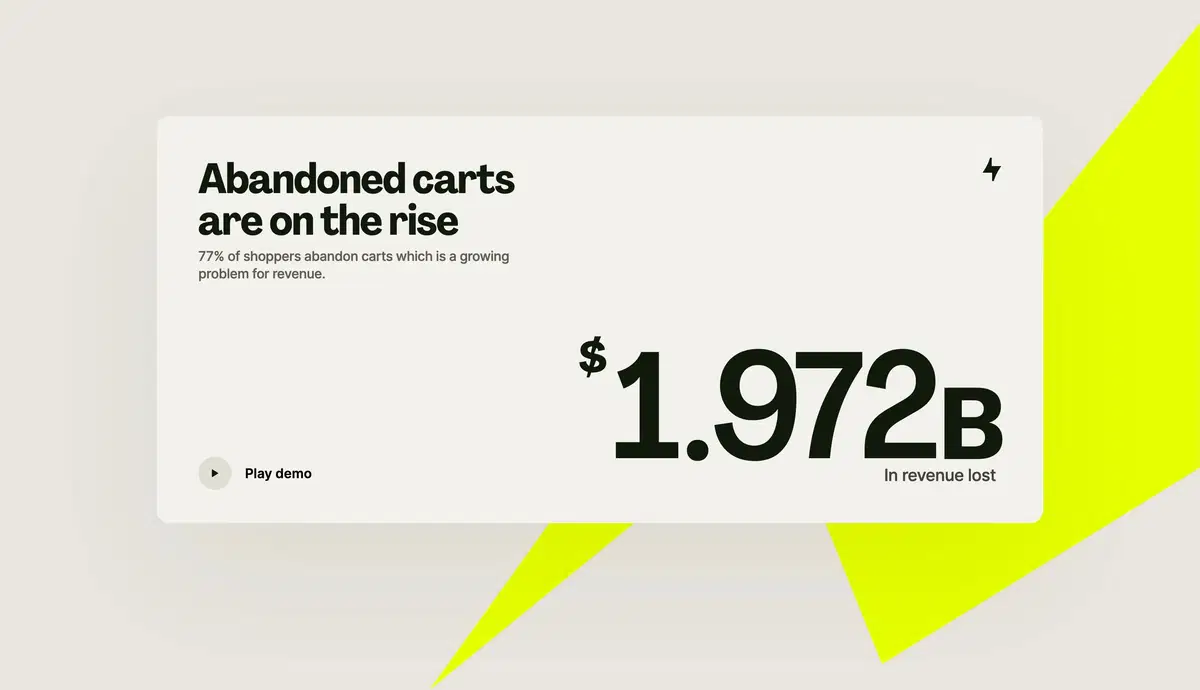 Bolt Home Page Statistic Section