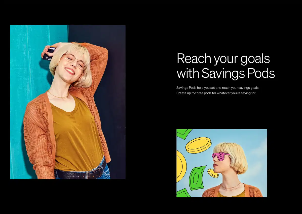 Current Savings Page Section Feature